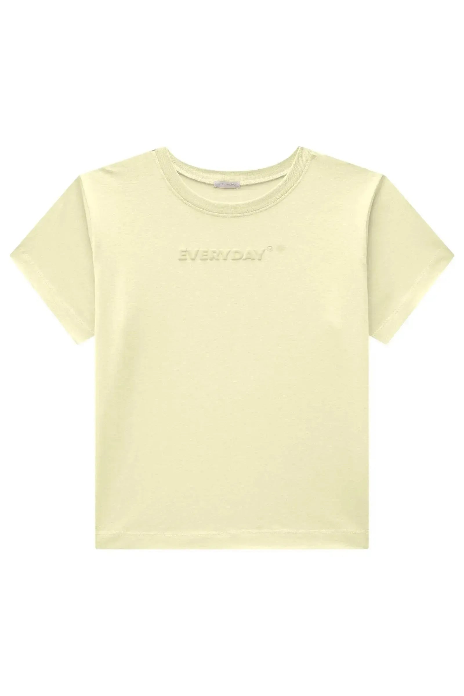 Camiseta Comfy em Meia Malha 82872 Vic&Vicky Teen Menina