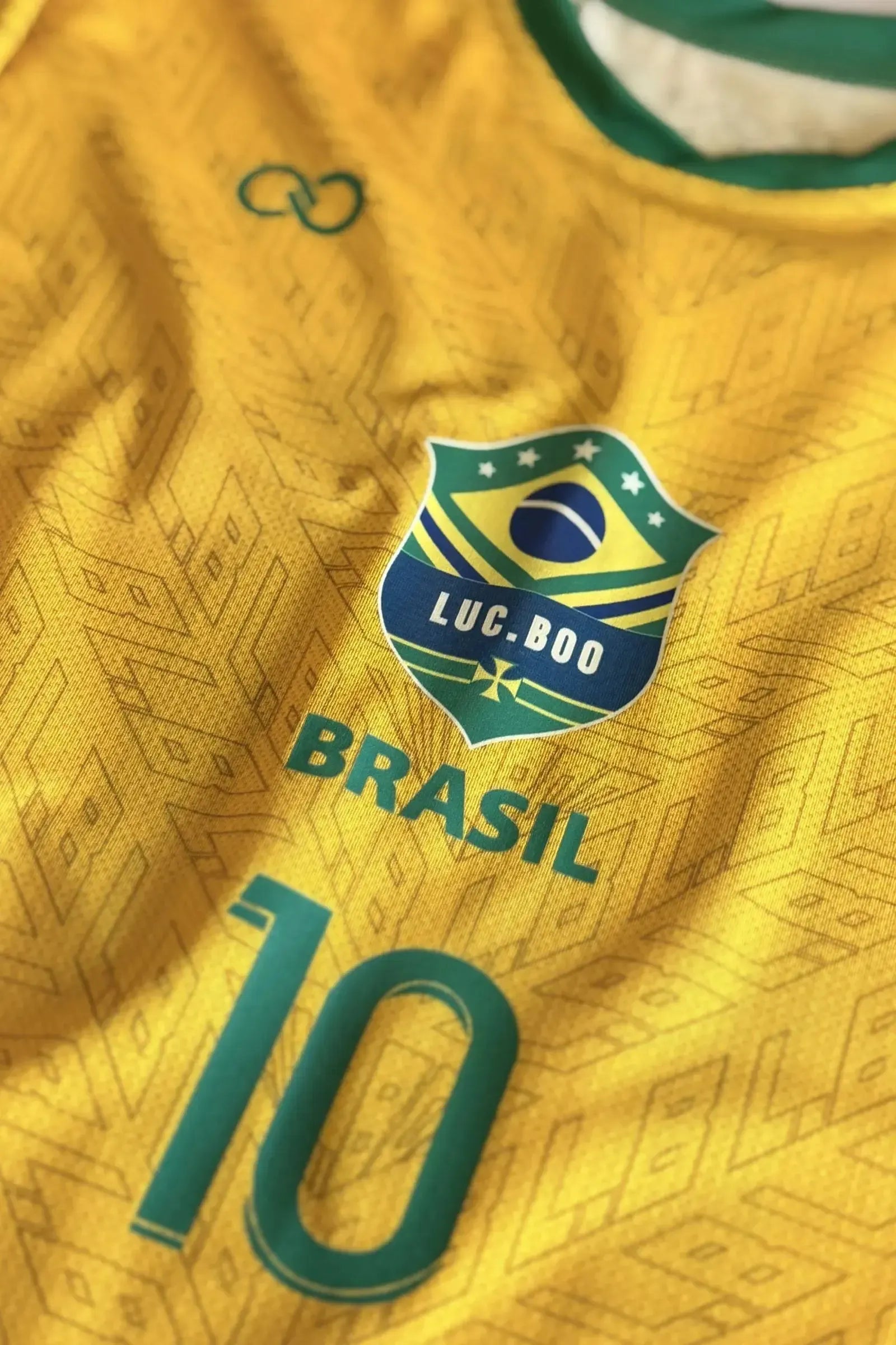 Camiseta Copa Brasil em Malha DRY Esportiva Fresca Leve e Respirável com Visual Vibrante Para Torcer com Conforto e Atitude. 99766 LucBoo Infantil Menino