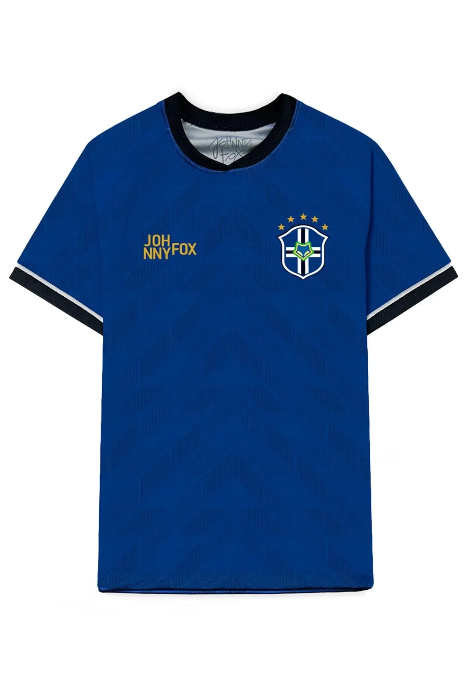 Camiseta Copa Brasil em Malha DRY Esportiva Leve e Respirável com Estampa em Alta Definição e Detalhes em Contraste com Muito Estilo. 99734 Johnny Fox Teen Menino