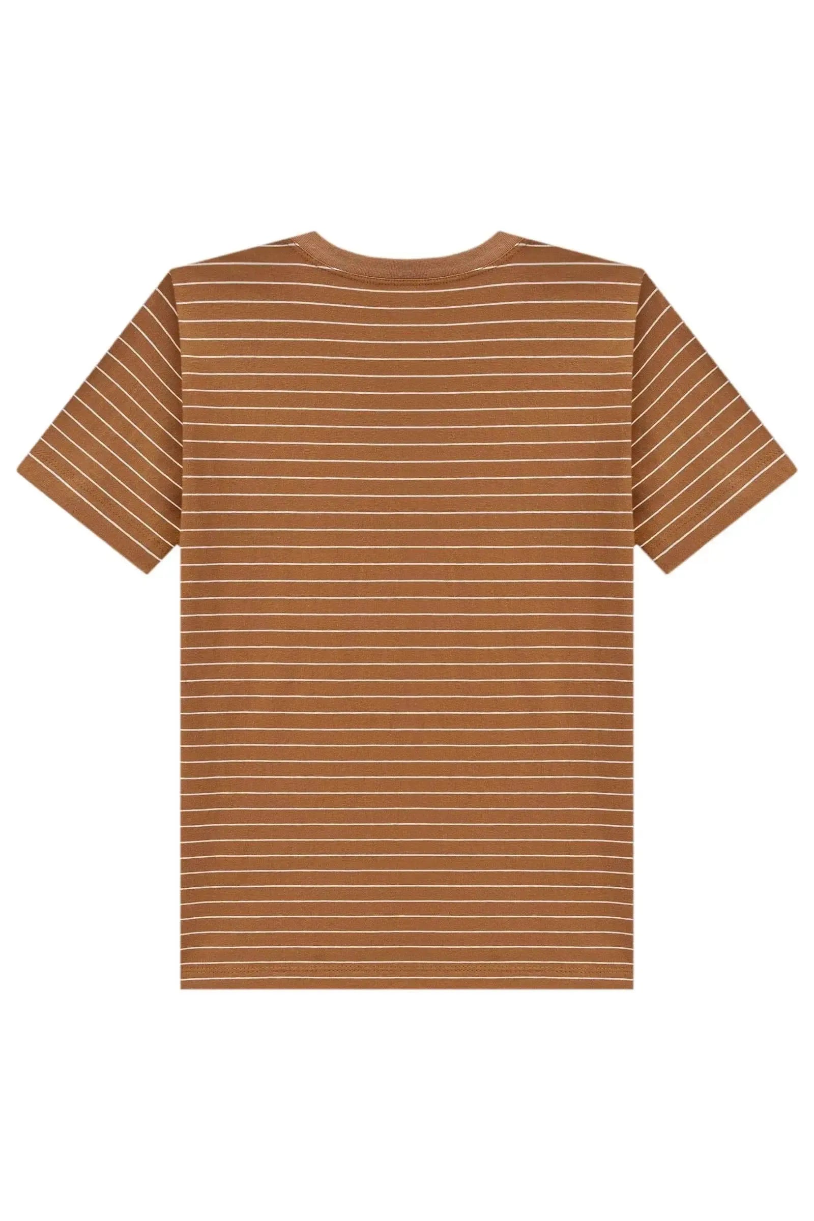 Camiseta em Cotton Listrado Fio Tinto 83508 Johnny Fox Teen Menino
