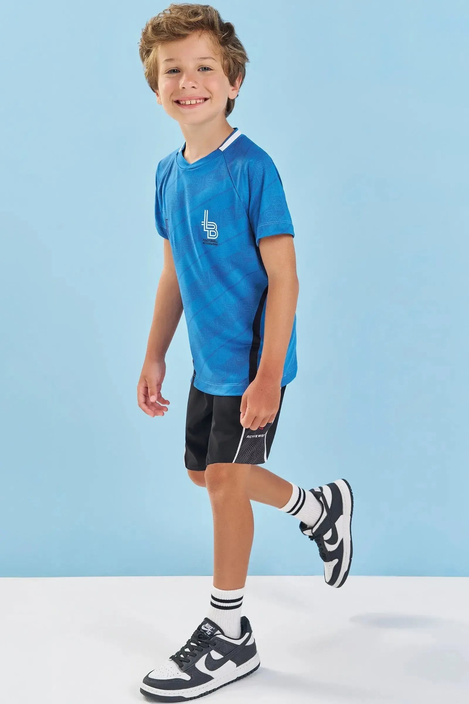 Camiseta em Dry Space Green 87991 LucBoo Infantil Menino