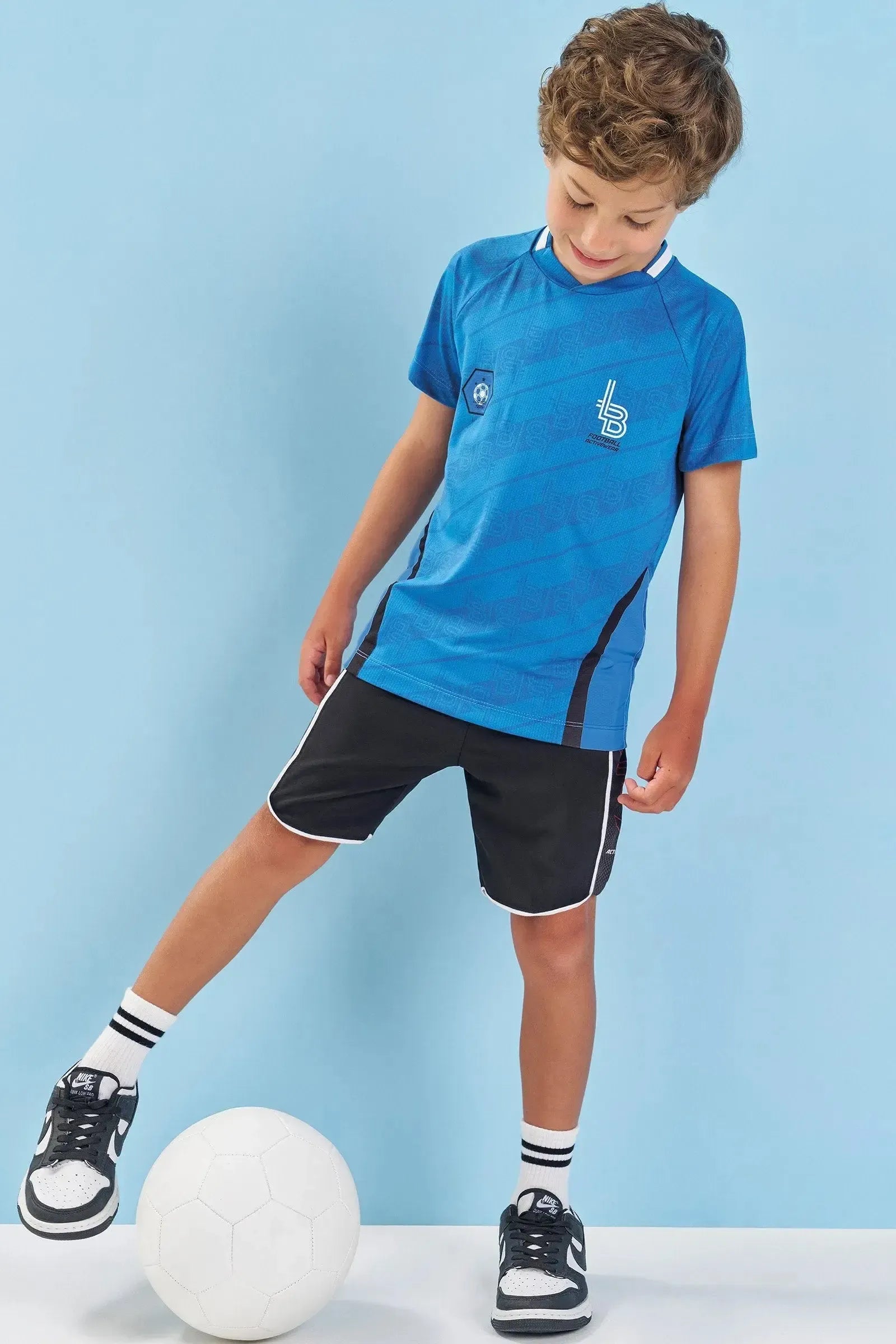 Camiseta em Dry Space Green 87991 LucBoo Infantil Menino