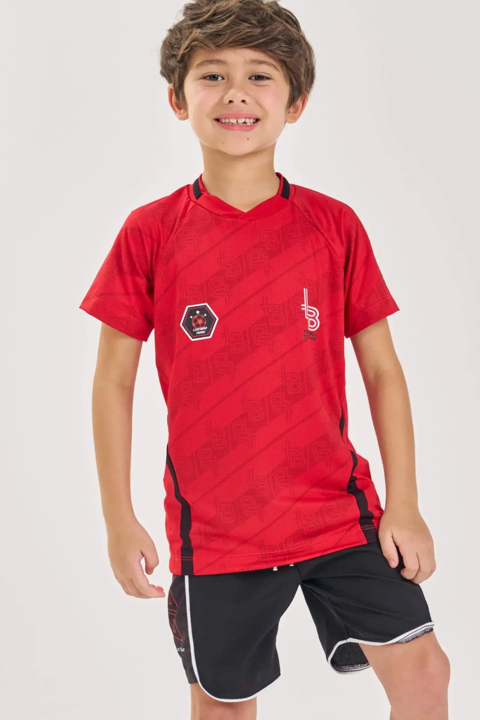 Camiseta em Dry Space Green 87991 LucBoo Infantil Menino