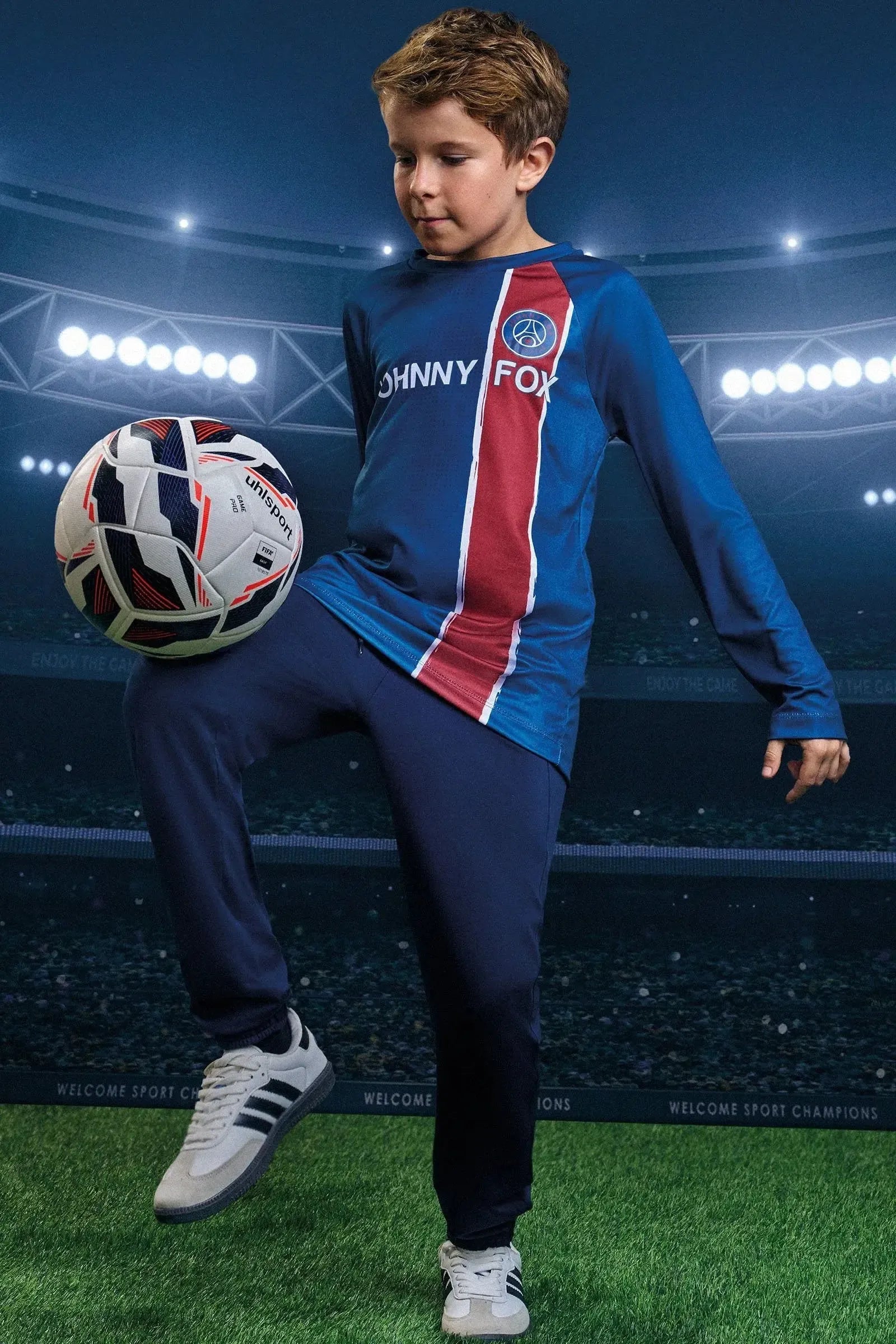Camiseta em Malha Dry Sport 92925 Johnny Fox Teen Menino