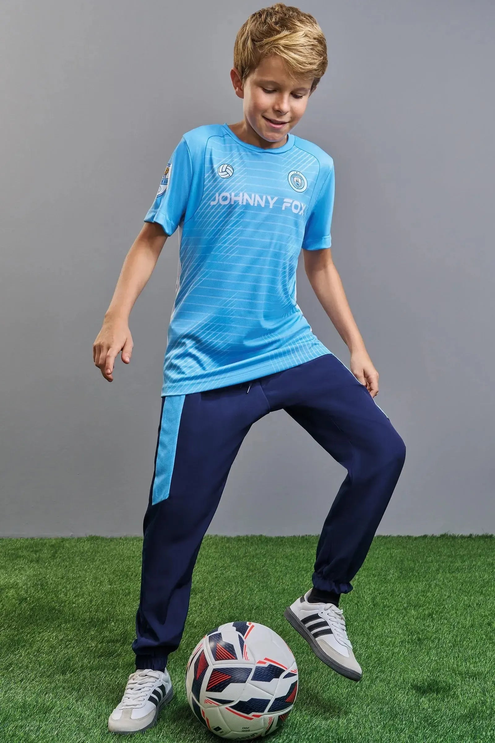 Camiseta em Malha Dry Sport 92929 Johnny Fox Teen Menino