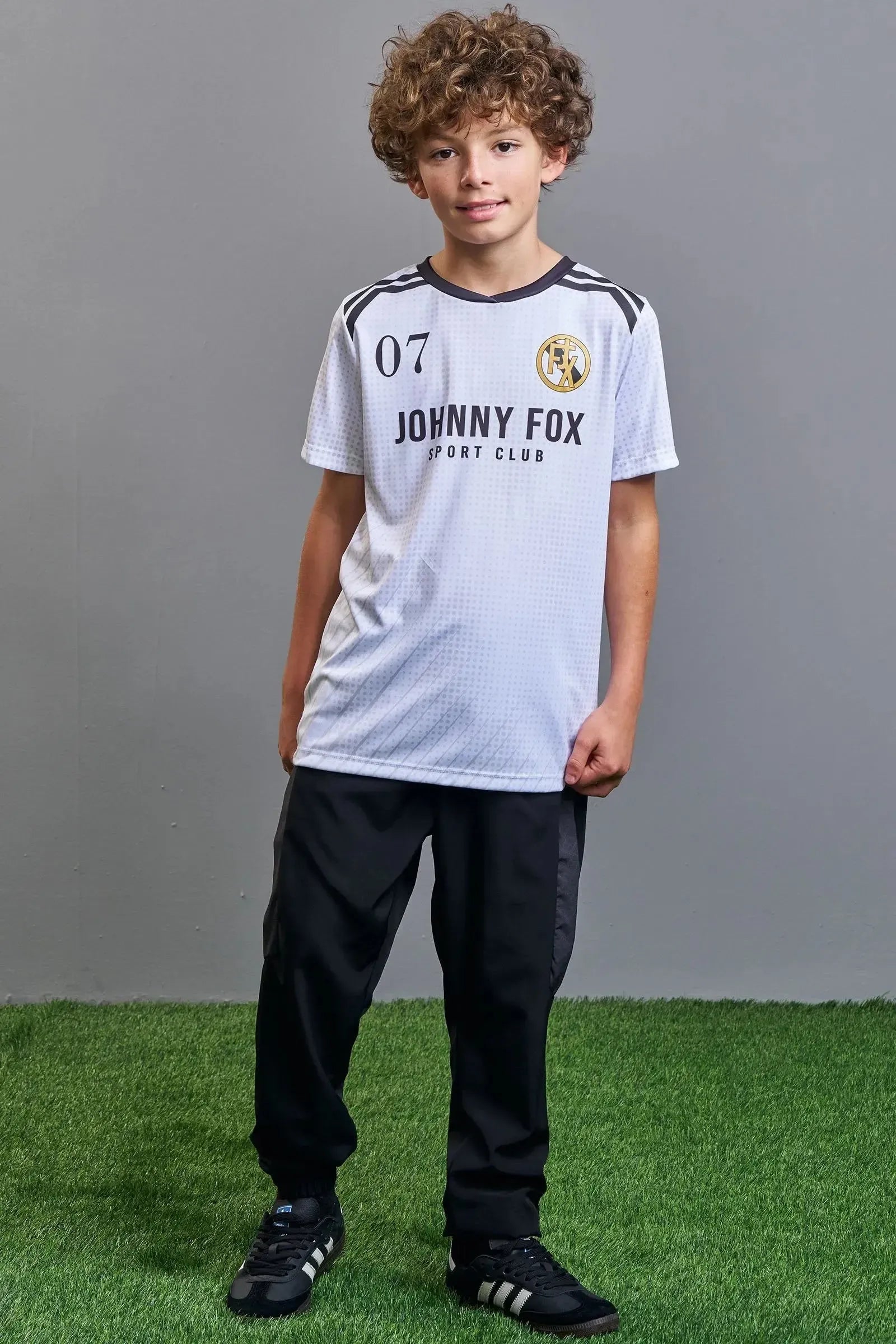 Camiseta em Malha Dry Sport 92930 Johnny Fox Teen Menino