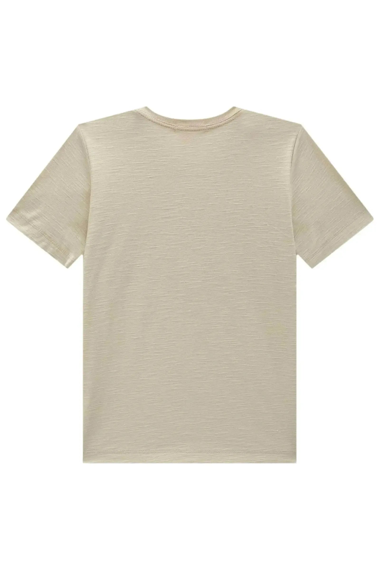 Camiseta em Malha Flamê 93518 LucBoo Infantil Menino