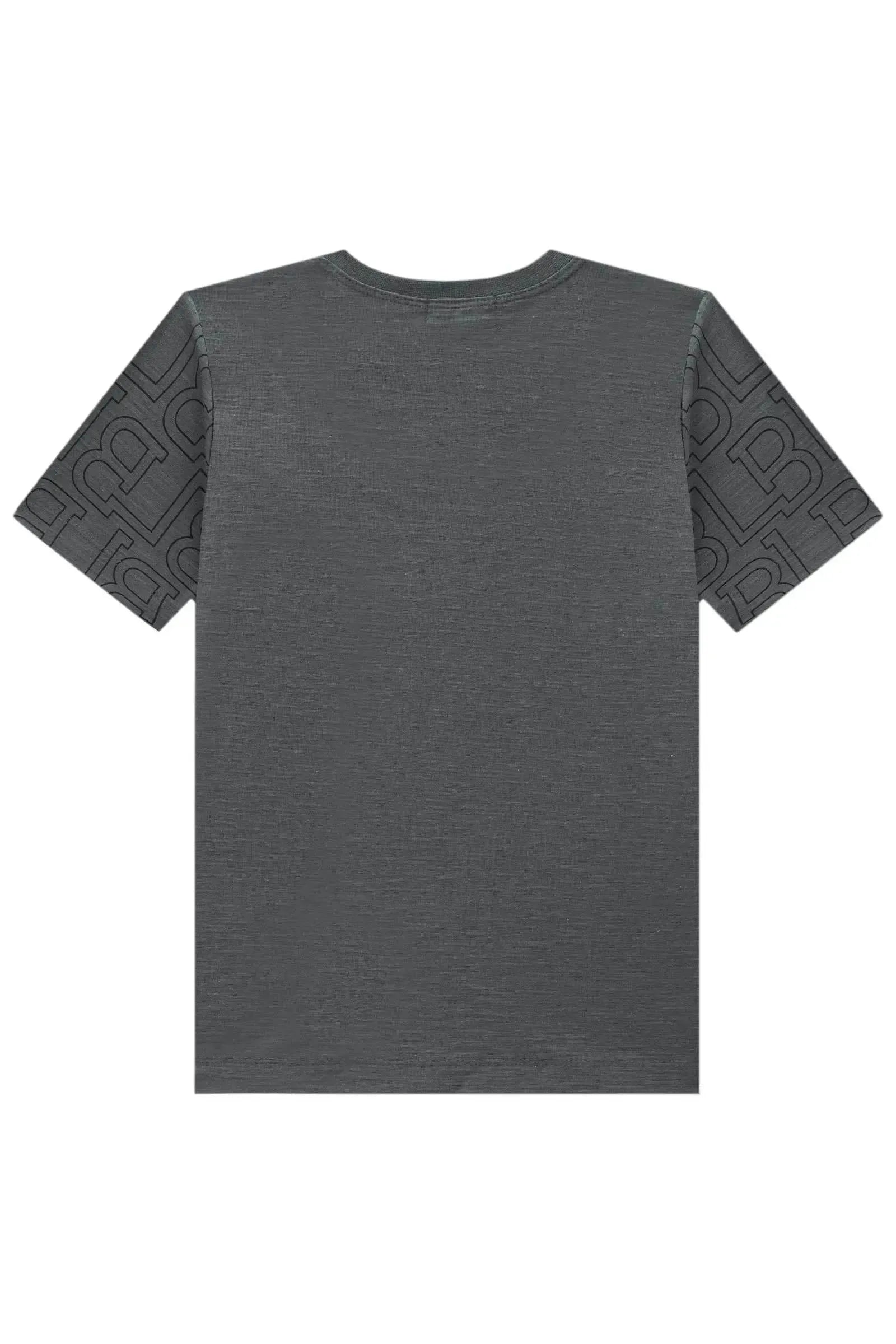 Camiseta em Malha Flamê 93522 LucBoo Infantil Menino