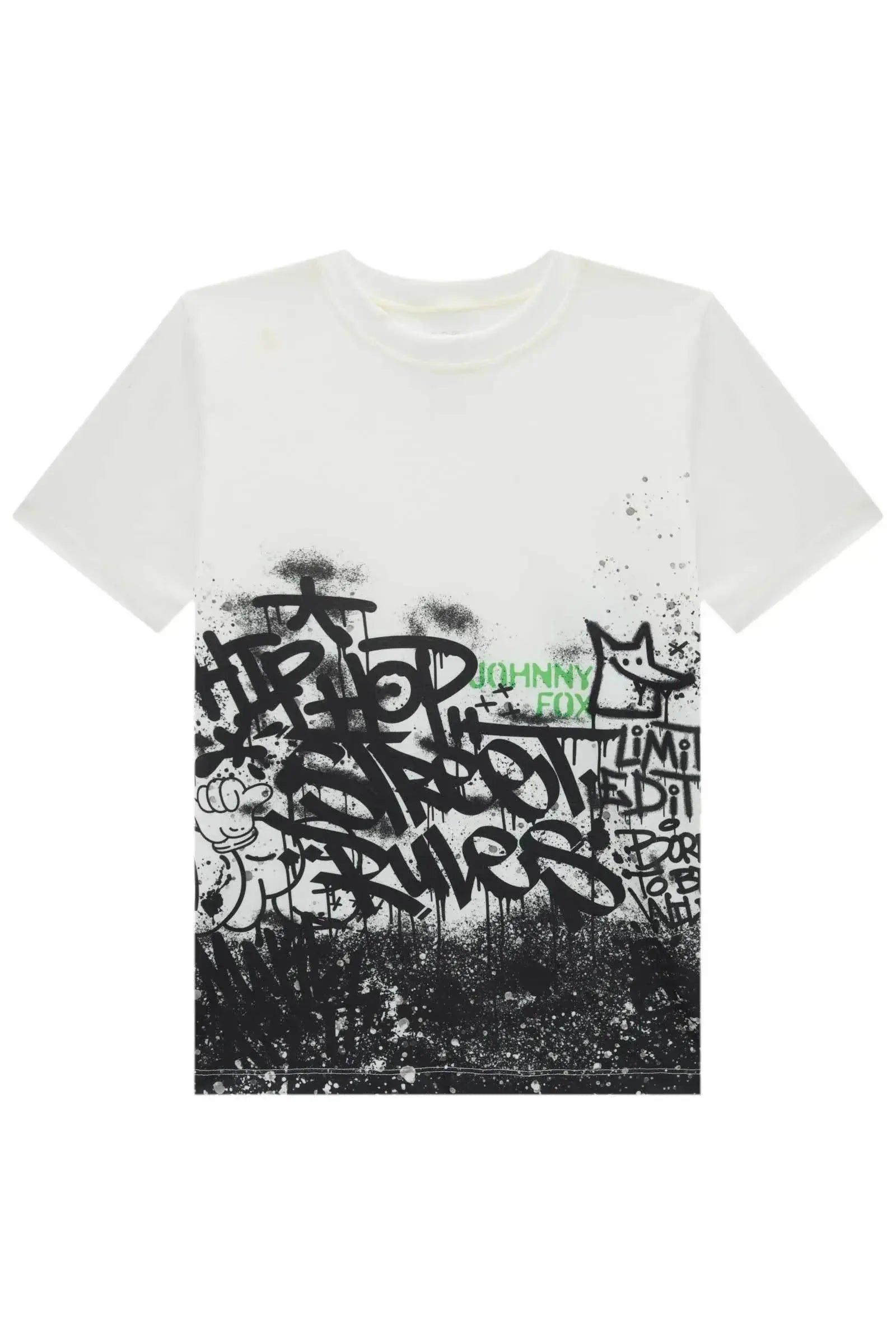 Camiseta em Malha Fresh 87627 Johnny Fox Teen Menino