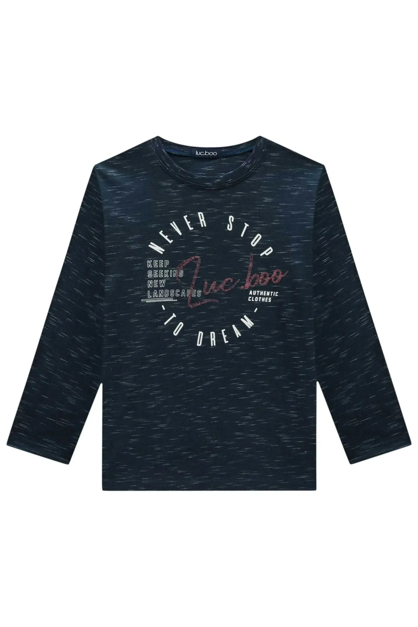 Camiseta em Malha Jet 89288 LucBoo Infantil Menino