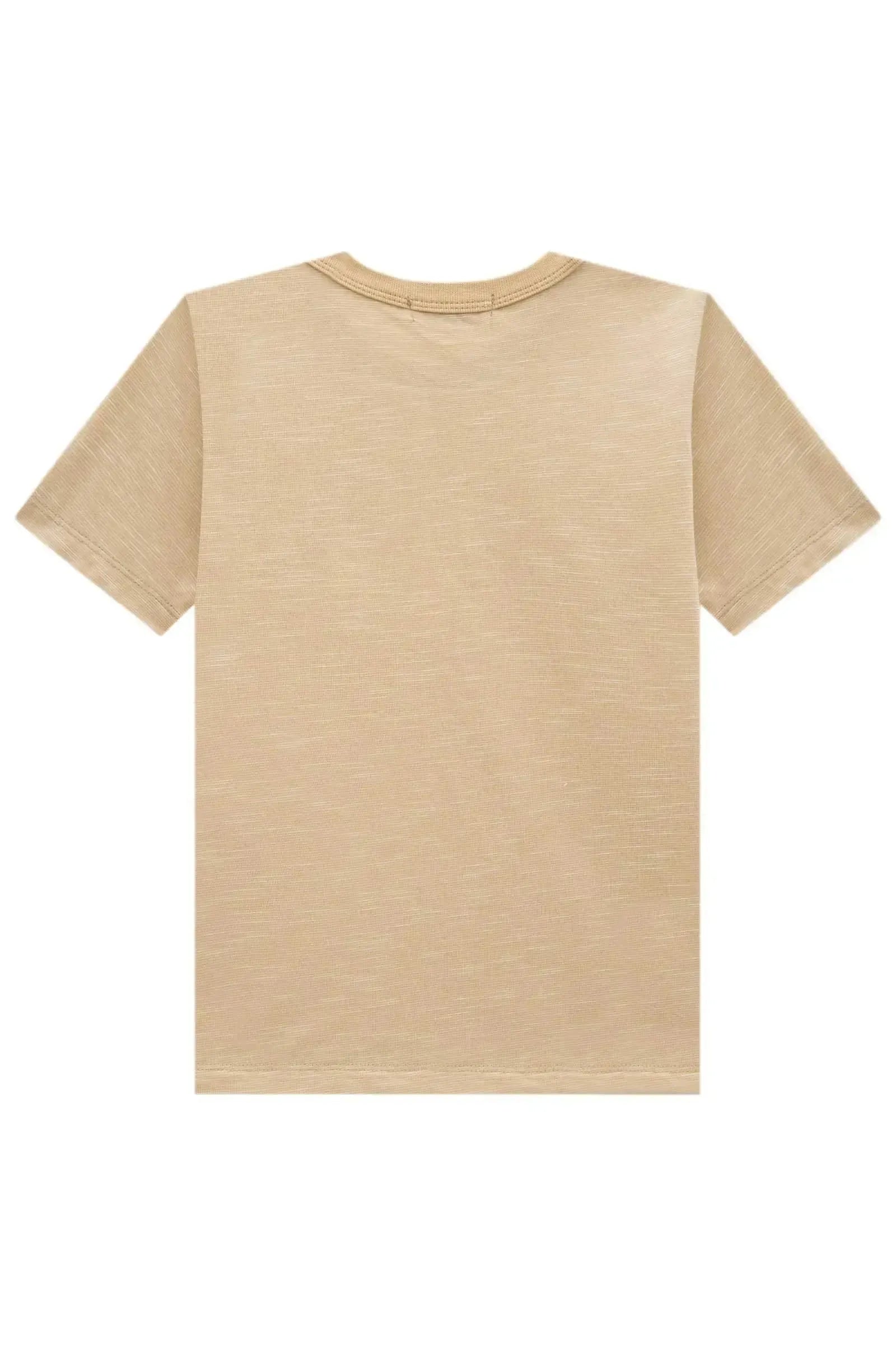 Camiseta em Malha Mesclada 95653 LucBoo Infantil Menino