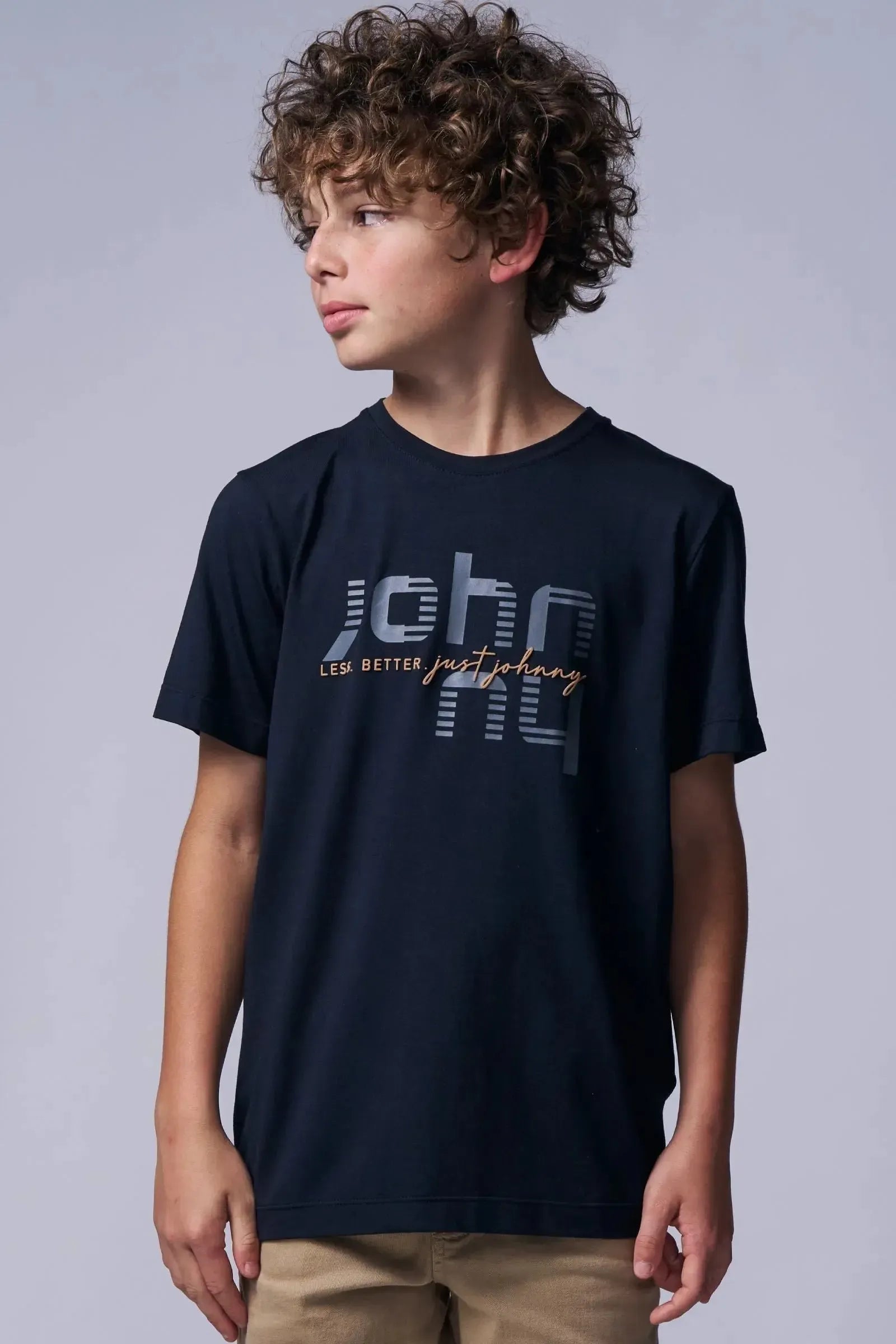 Camiseta em Malha Modal com Elastano 96026 Johnny Fox Teen Menino