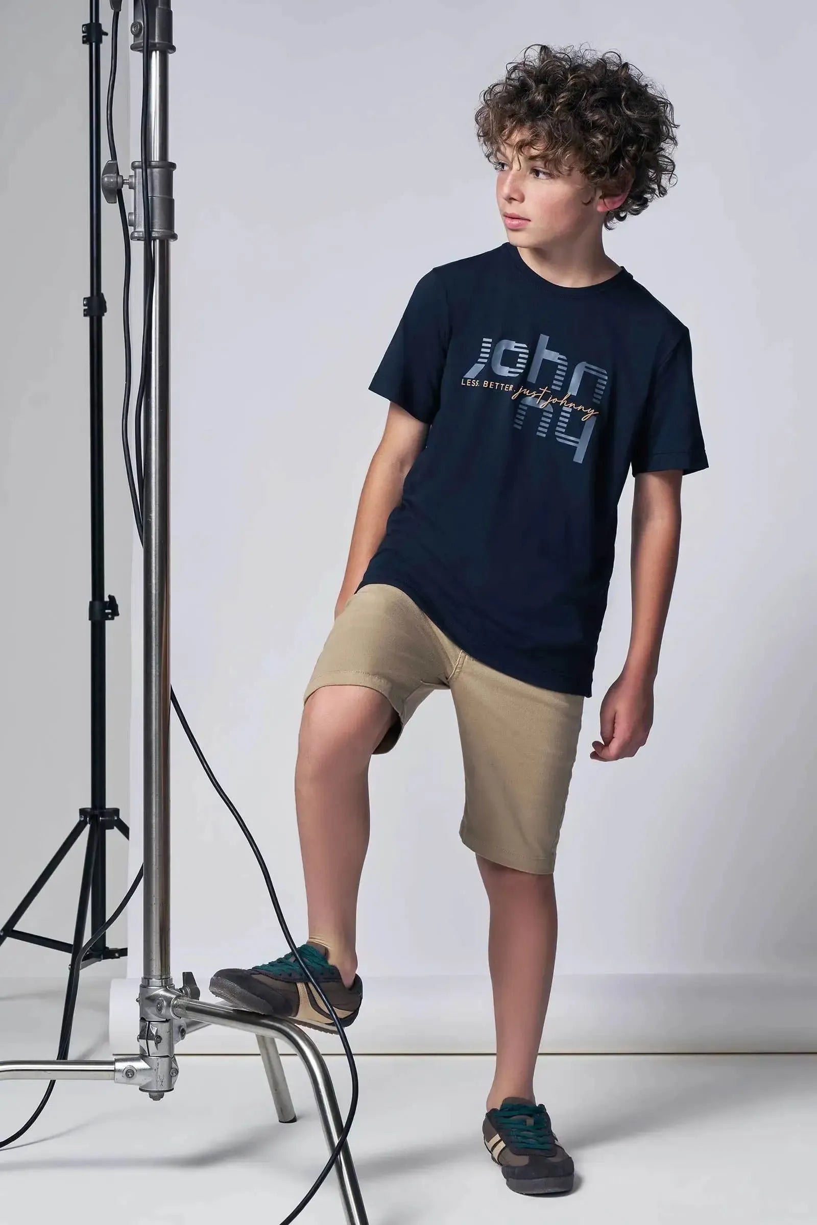 Camiseta em Malha Modal com Elastano 96026 Johnny Fox Teen Menino