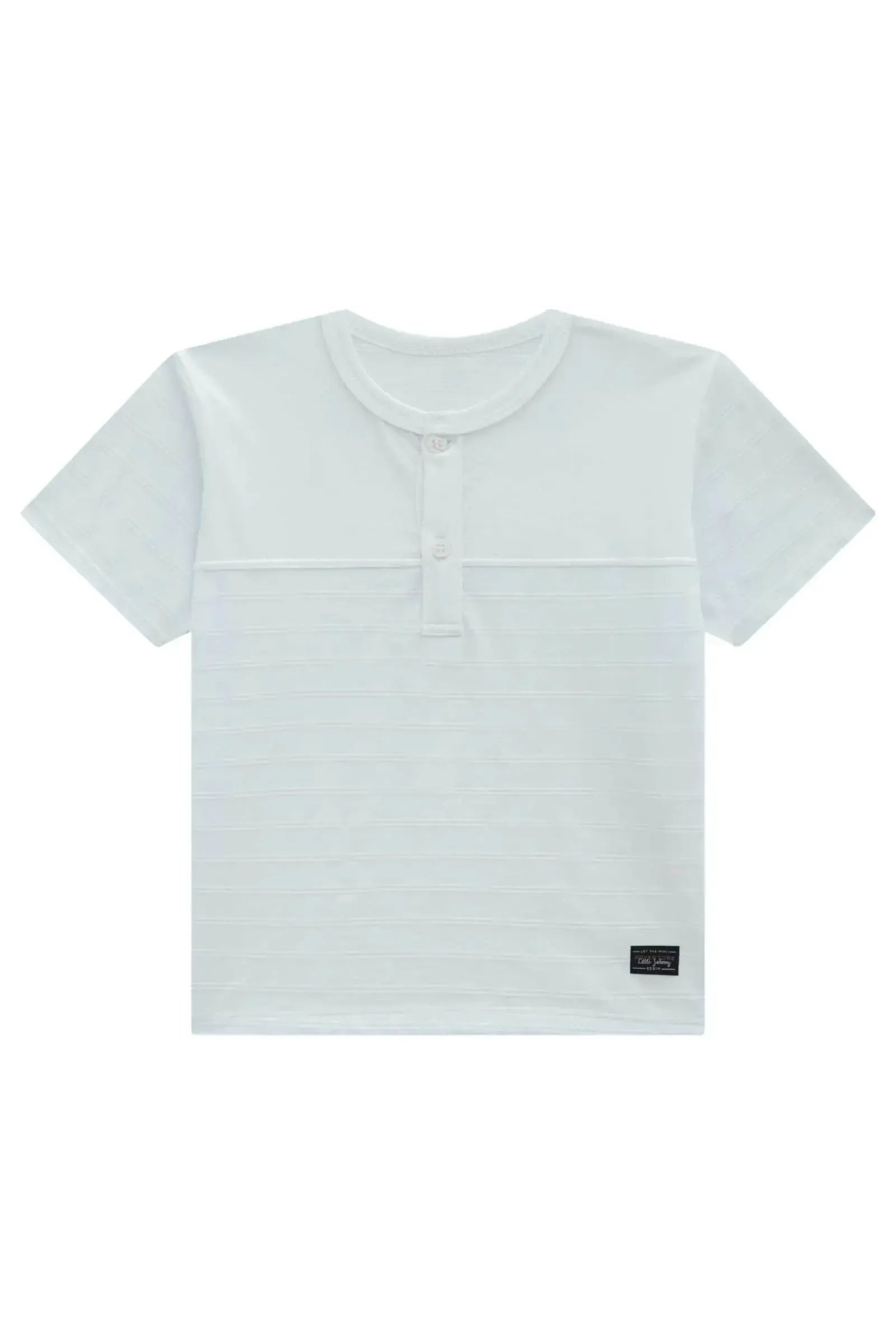 Camiseta em Malha Relevo 95443 Johnny Fox Teen Menino