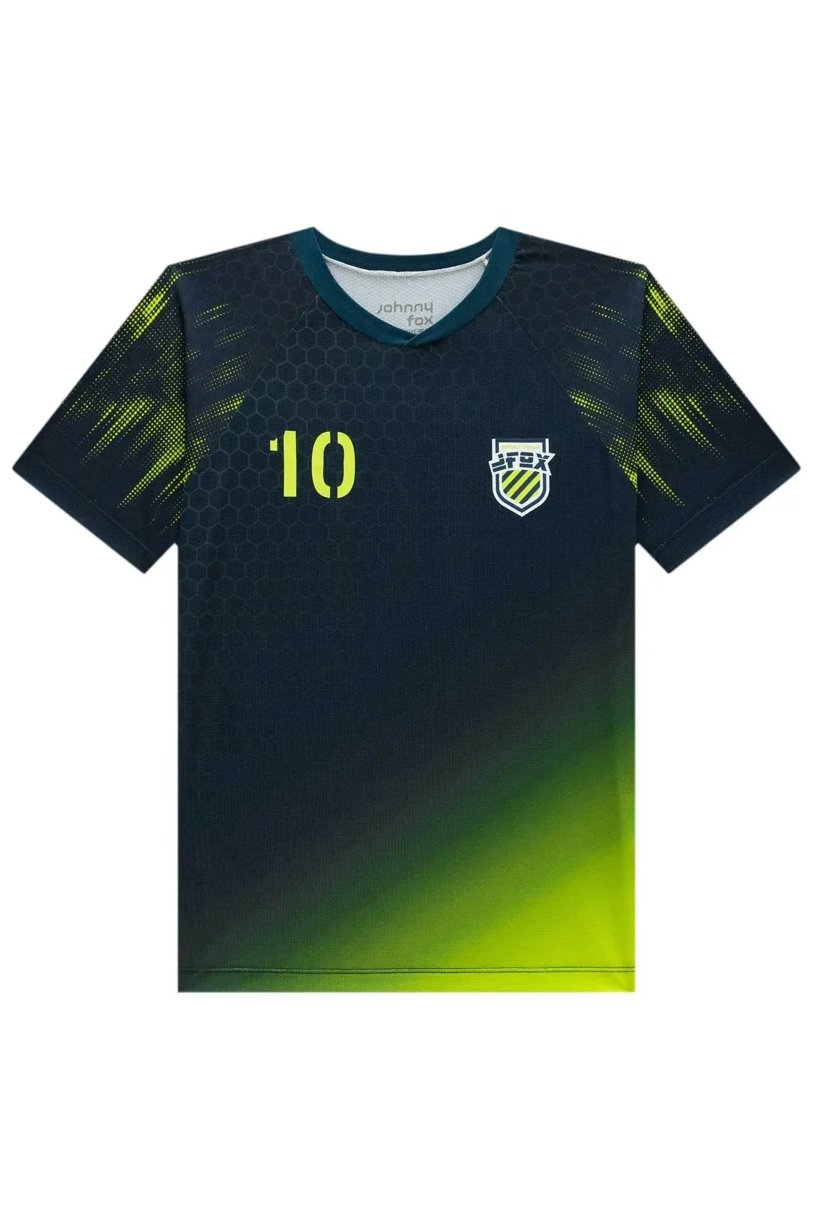 Camiseta em Malha Space Green 85641 Johnny Fox Teen Menino