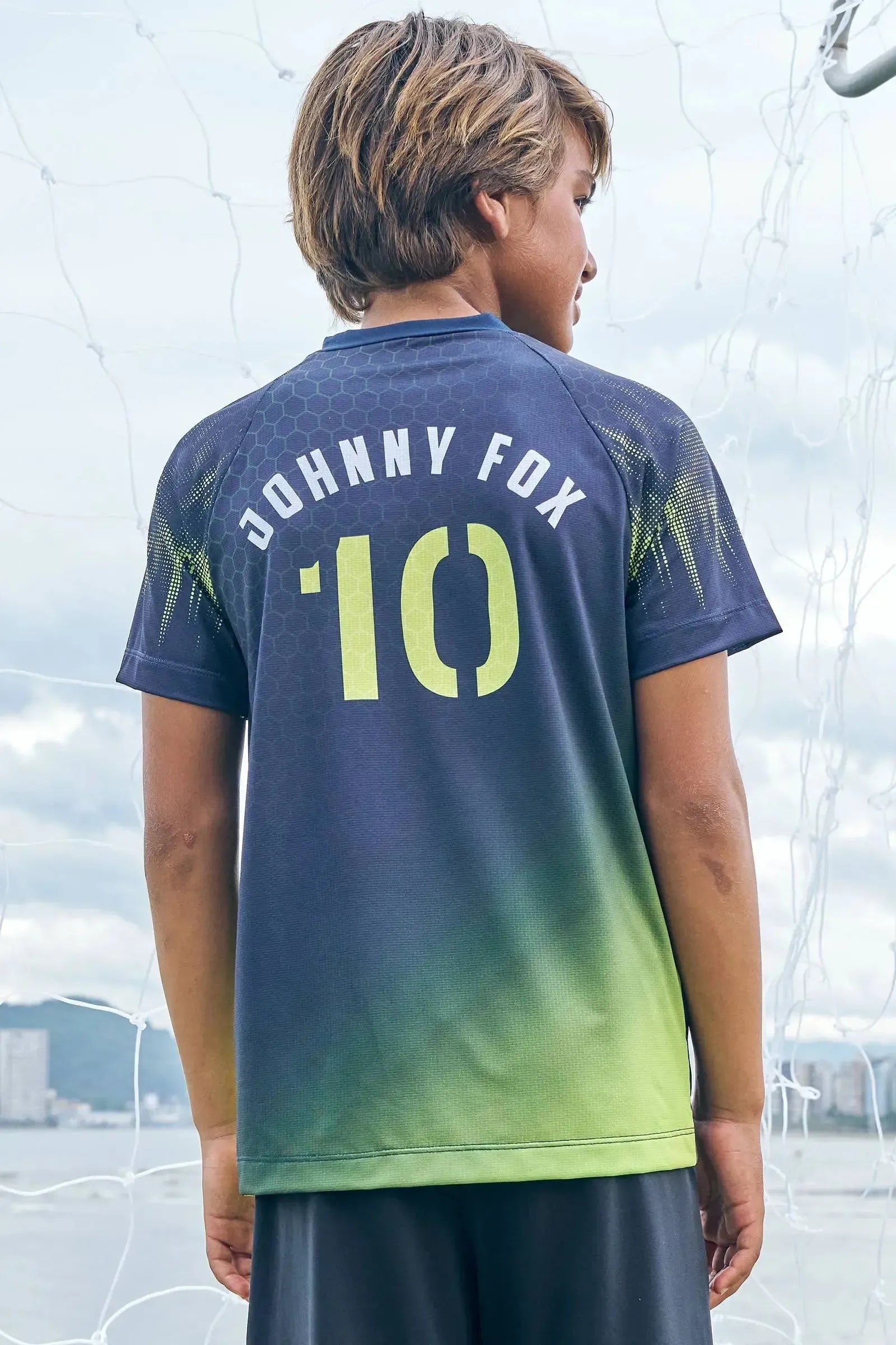Camiseta em Malha Space Green 85641 Johnny Fox Teen Menino