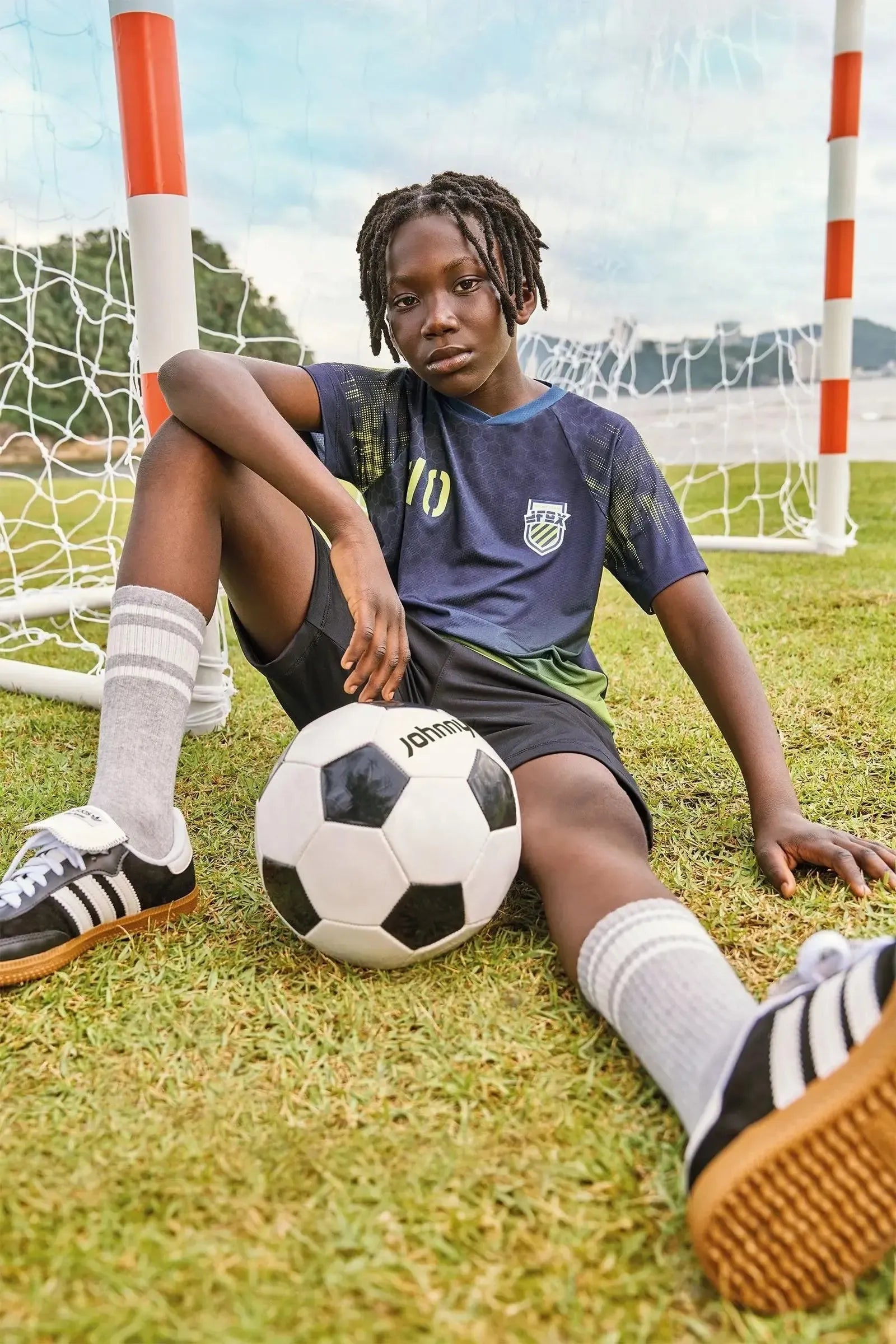 Camiseta em Malha Space Green 85641 Johnny Fox Teen Menino