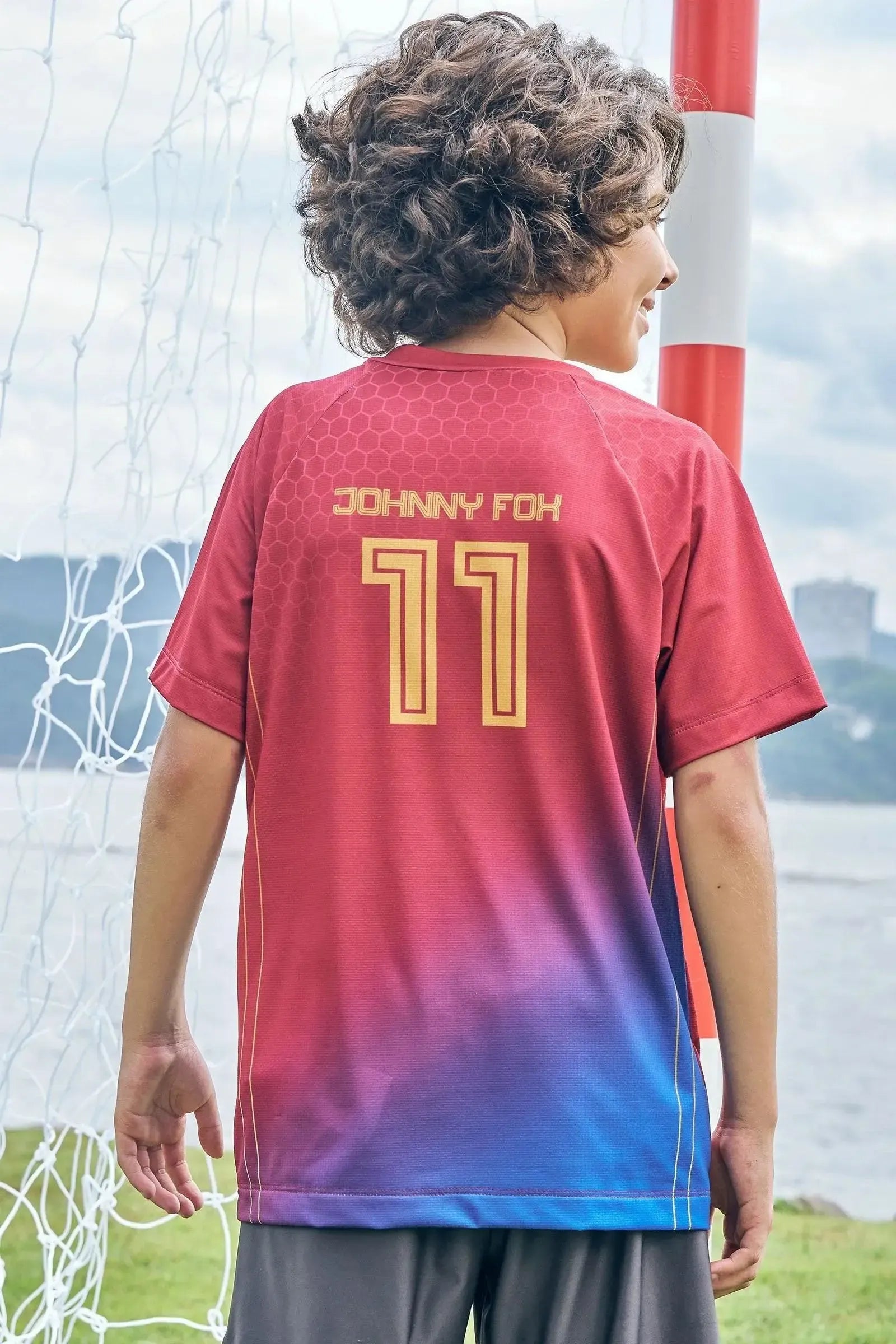 Camiseta em Malha Space Green 85641 Johnny Fox Teen Menino