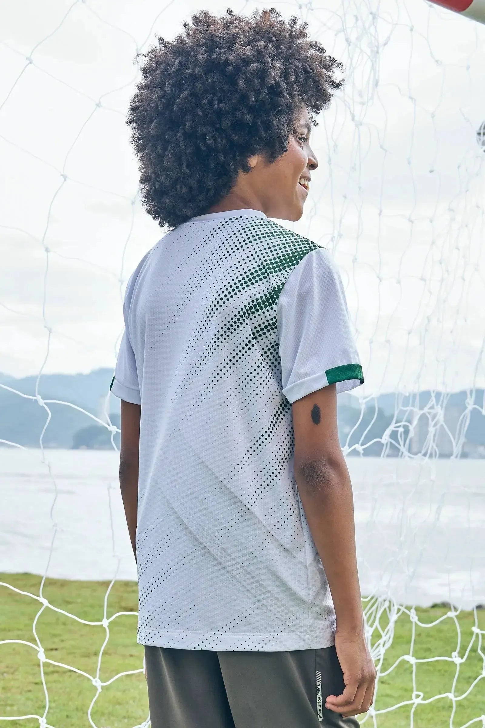 Camiseta em Malha Space Green 85680 Johnny Fox Teen Menino