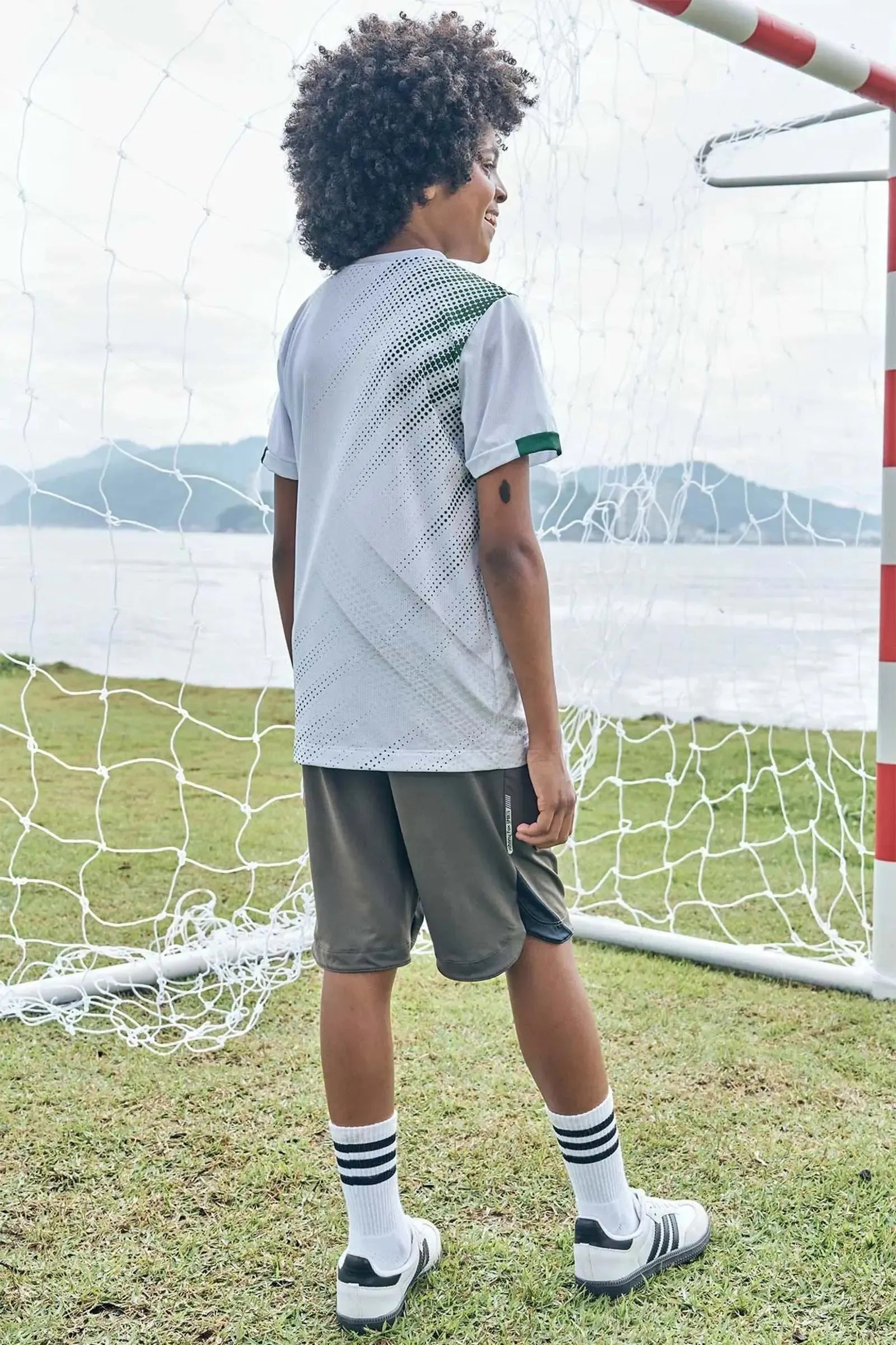 Camiseta em Malha Space Green 85680 Johnny Fox Teen Menino