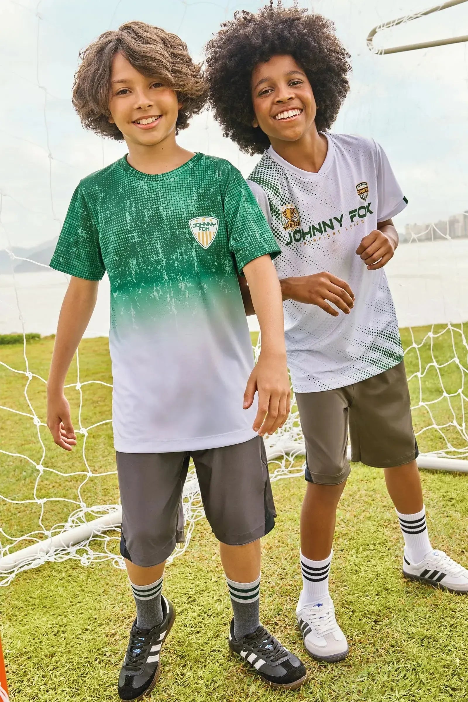 Camiseta em Malha Space Green 85680 Johnny Fox Teen Menino