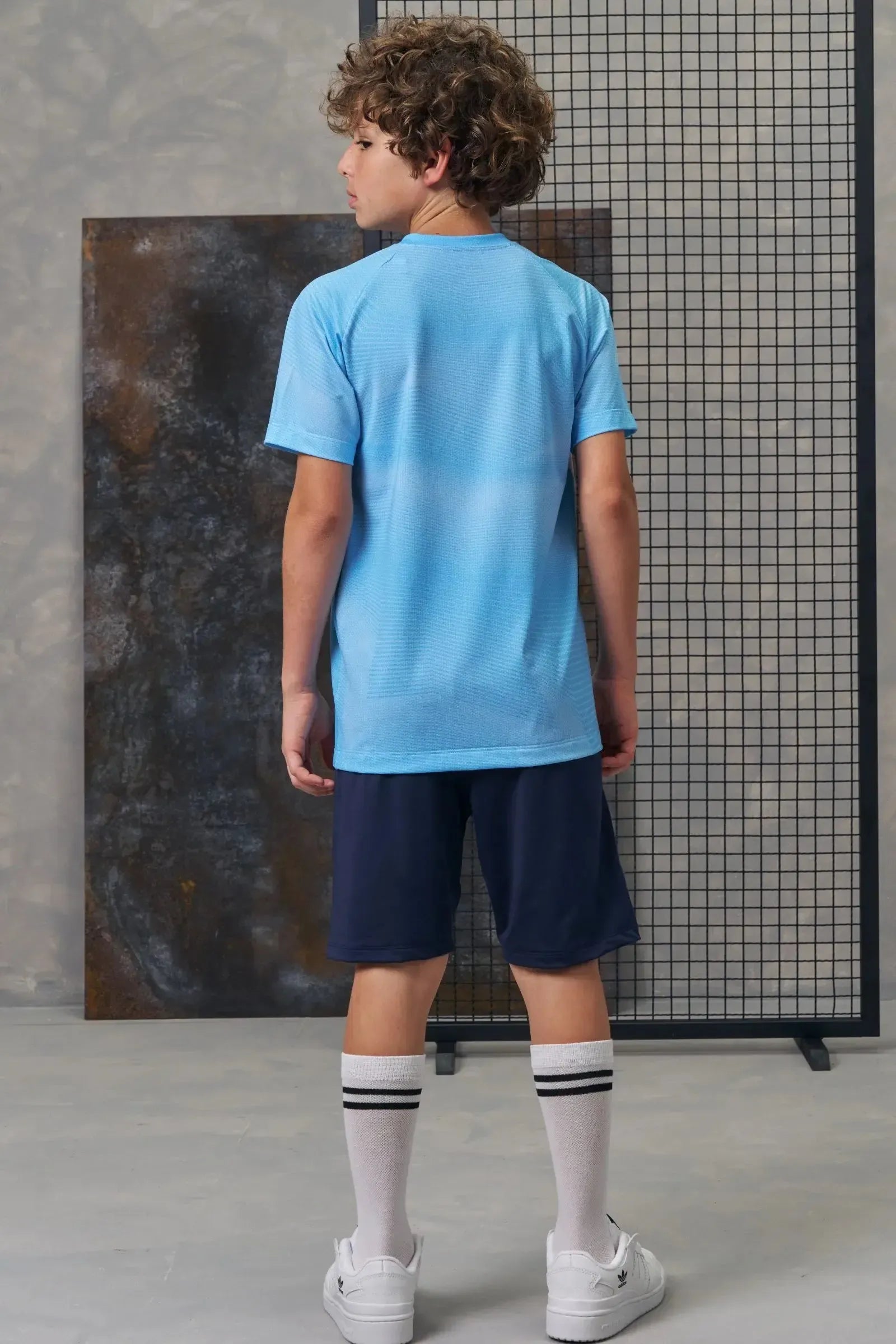 Camiseta em Malha Space Green 96370 Johnny Fox Teen Menino