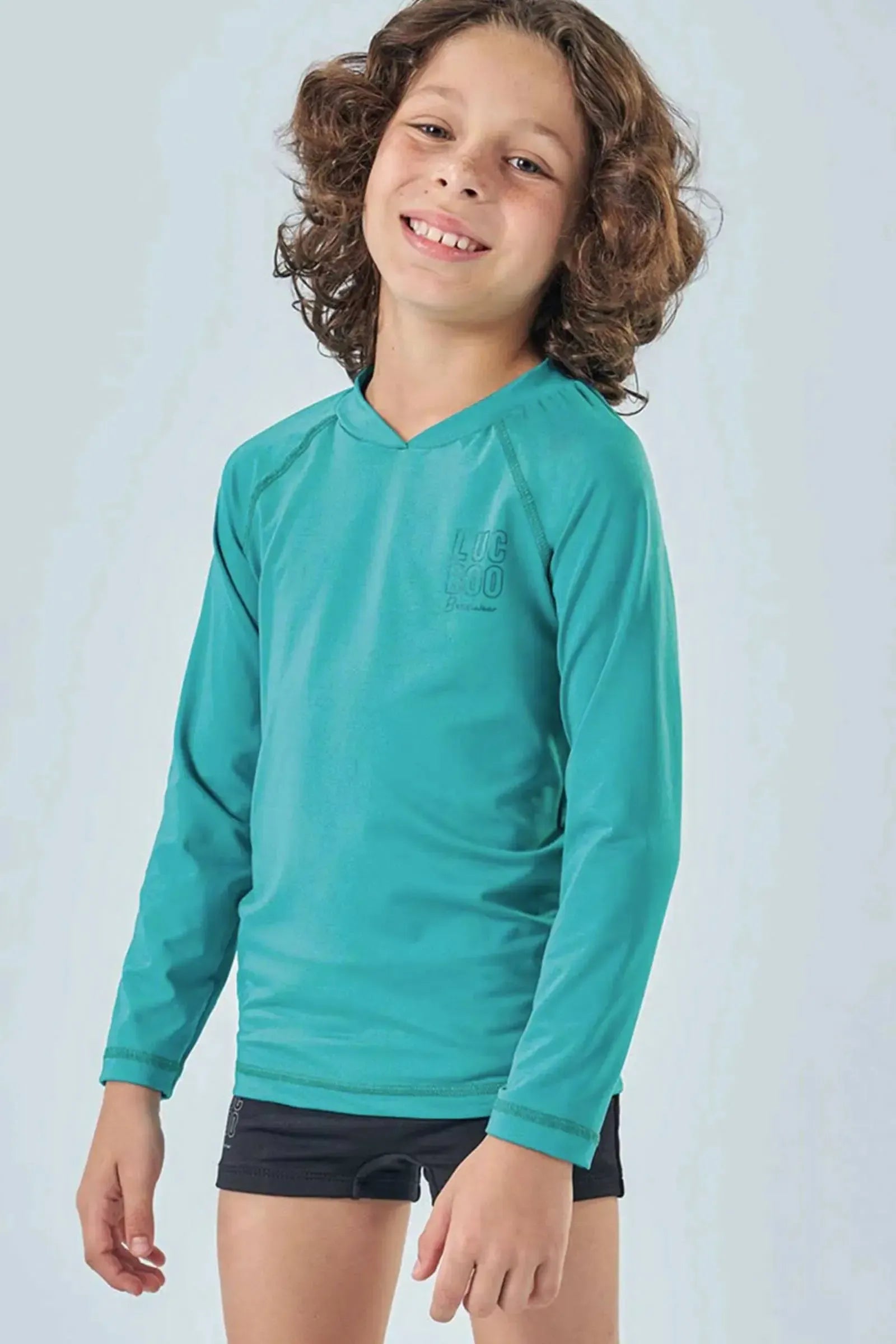 Camiseta em Malha UV Dry com Proteção UV 50+ 85550 LucBoo Infantil Menino