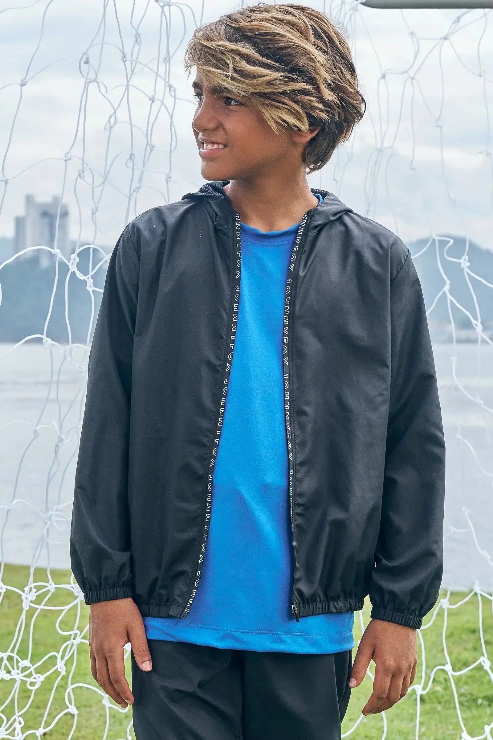 Camiseta em Malha Uv Dry com Proteção Uv50+ 85623 Johnny Fox Teen Menino