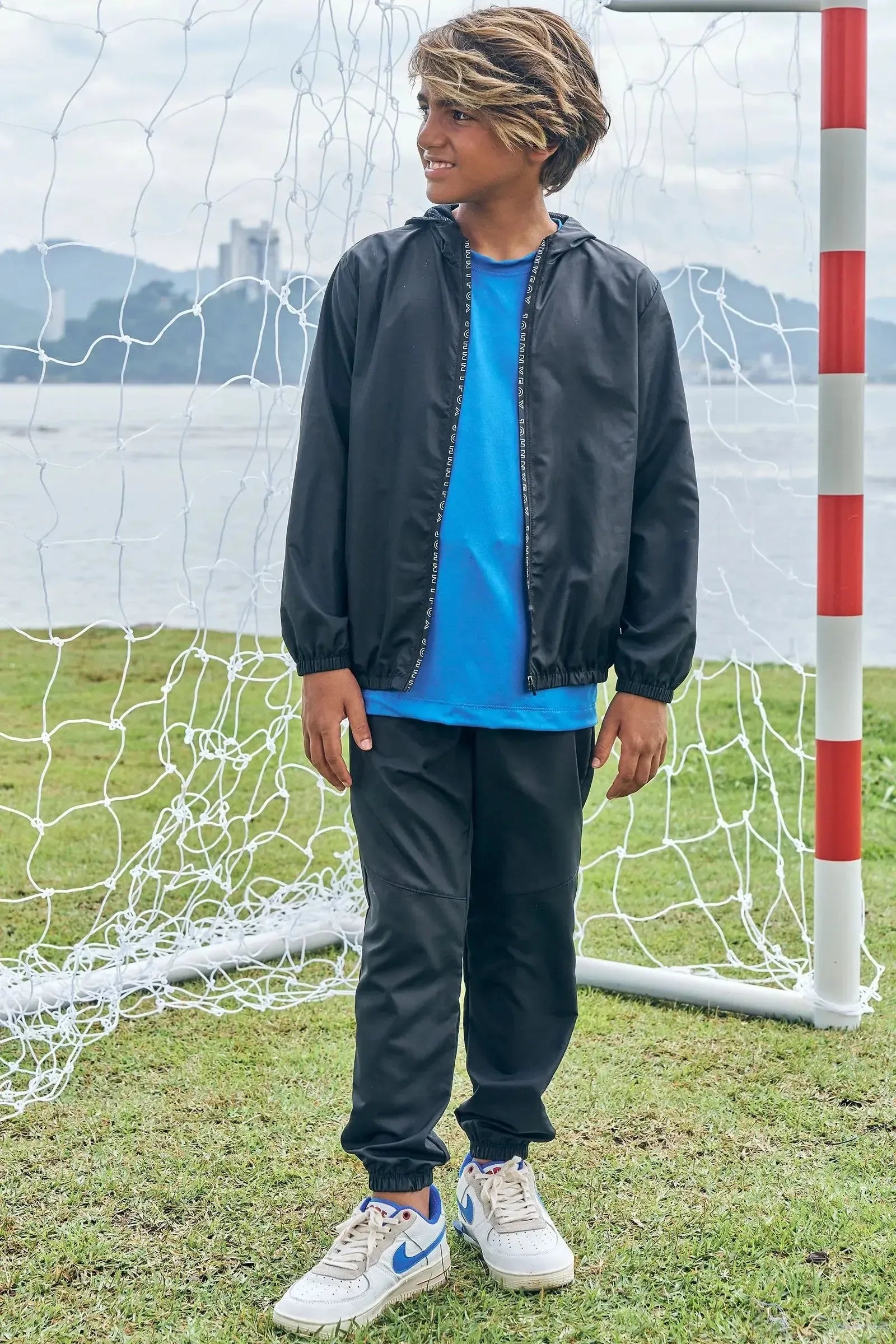 Camiseta em Malha Uv Dry com Proteção Uv50+ 85623 Johnny Fox Teen Menino