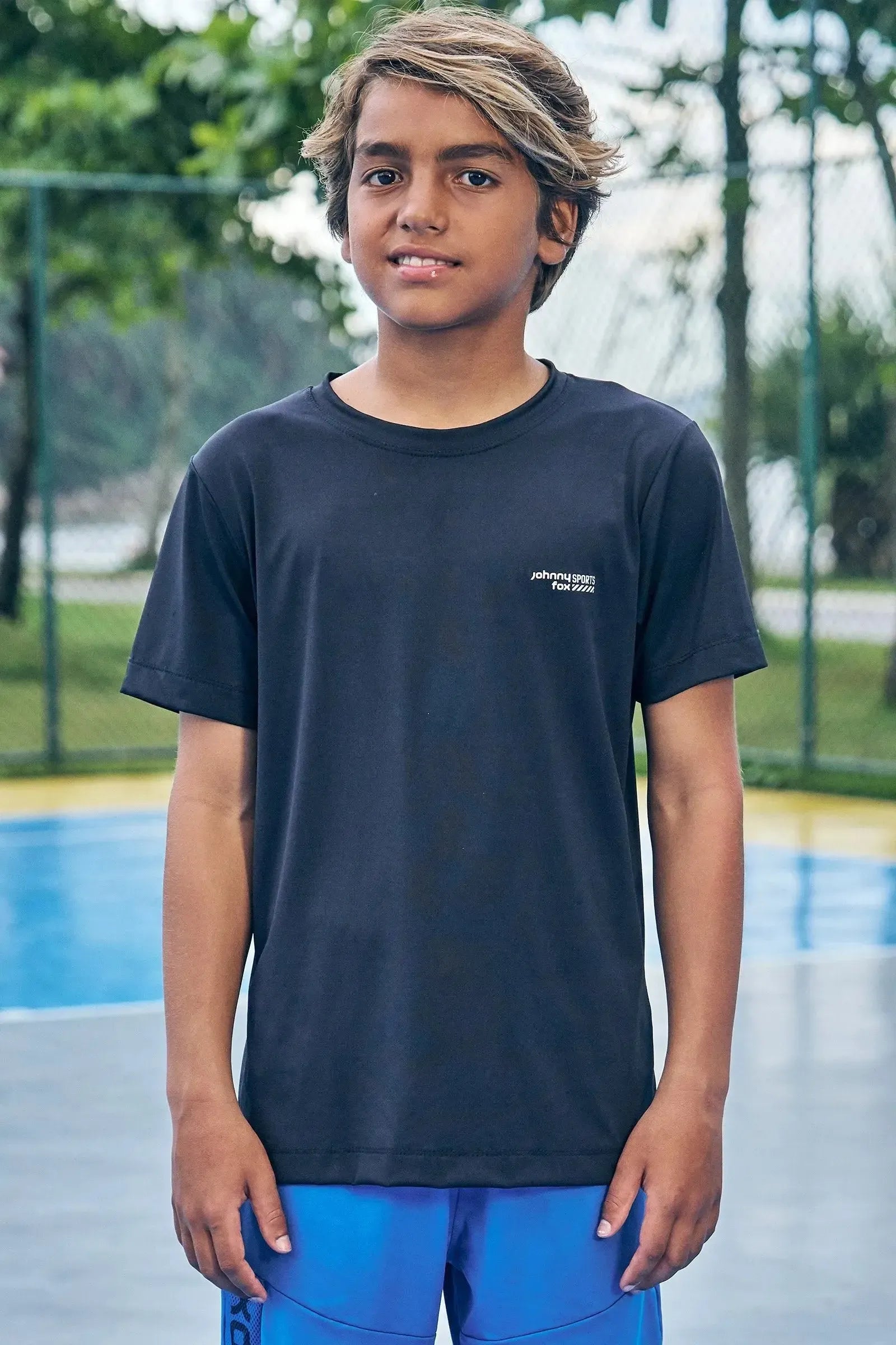 Camiseta em Malha Uv Dry com Proteção Uv50+ 85623 Johnny Fox Teen Menino