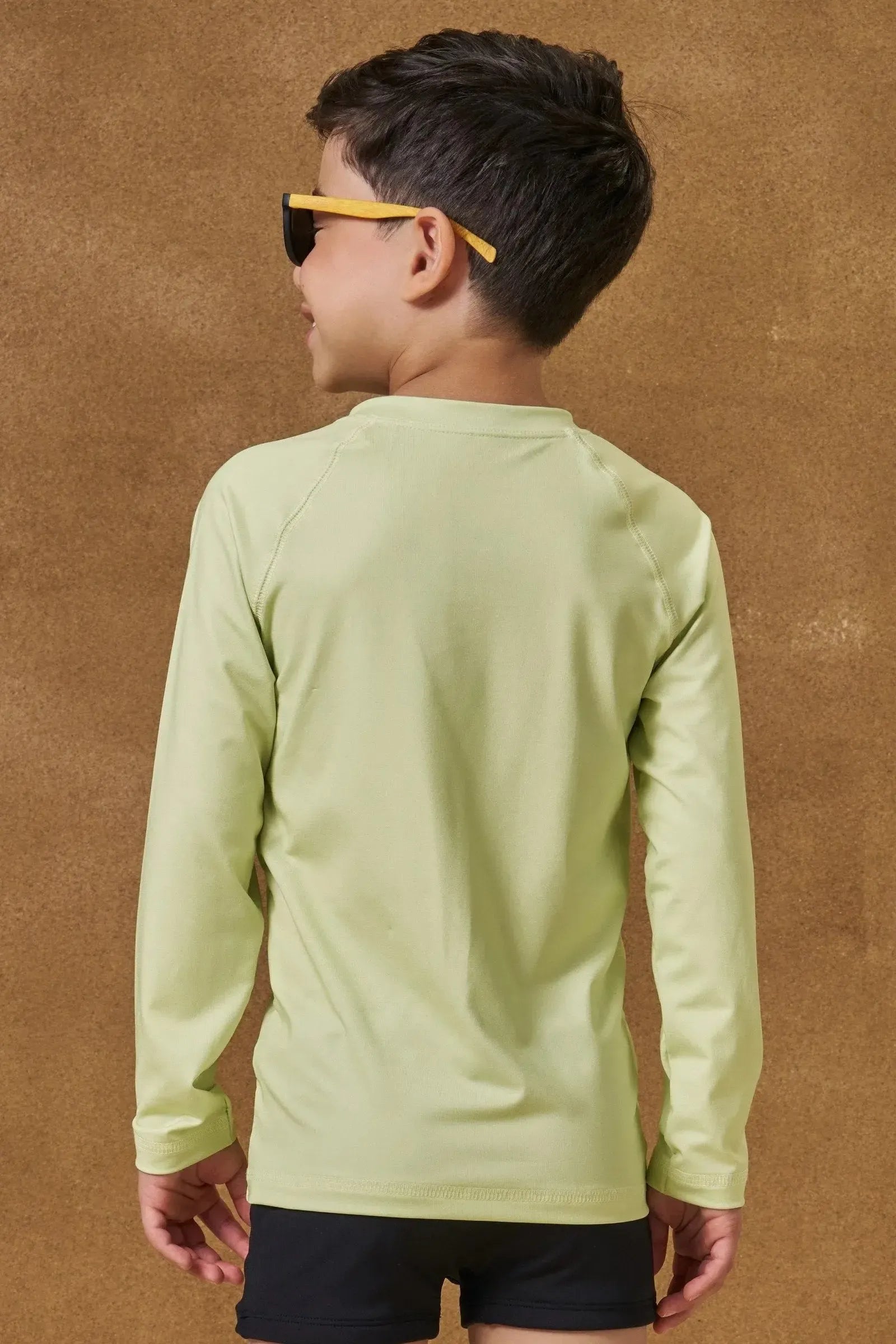 Camiseta em Malha UV Dry com Proteção UV50+ 96098 LucBoo Infantil Menino