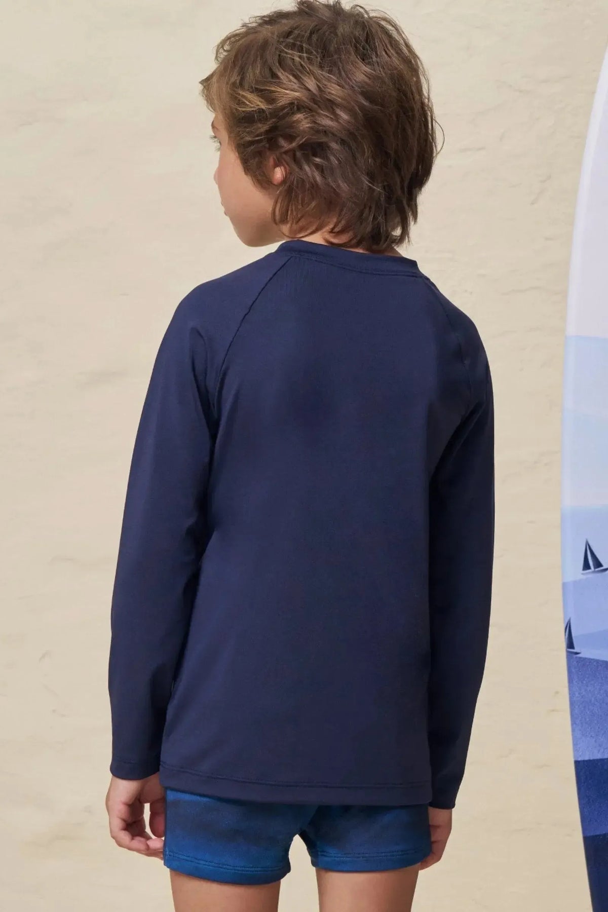Camiseta em Malha UV Dry com Proteção UV50+ 99581 LucBoo Infantil Menino