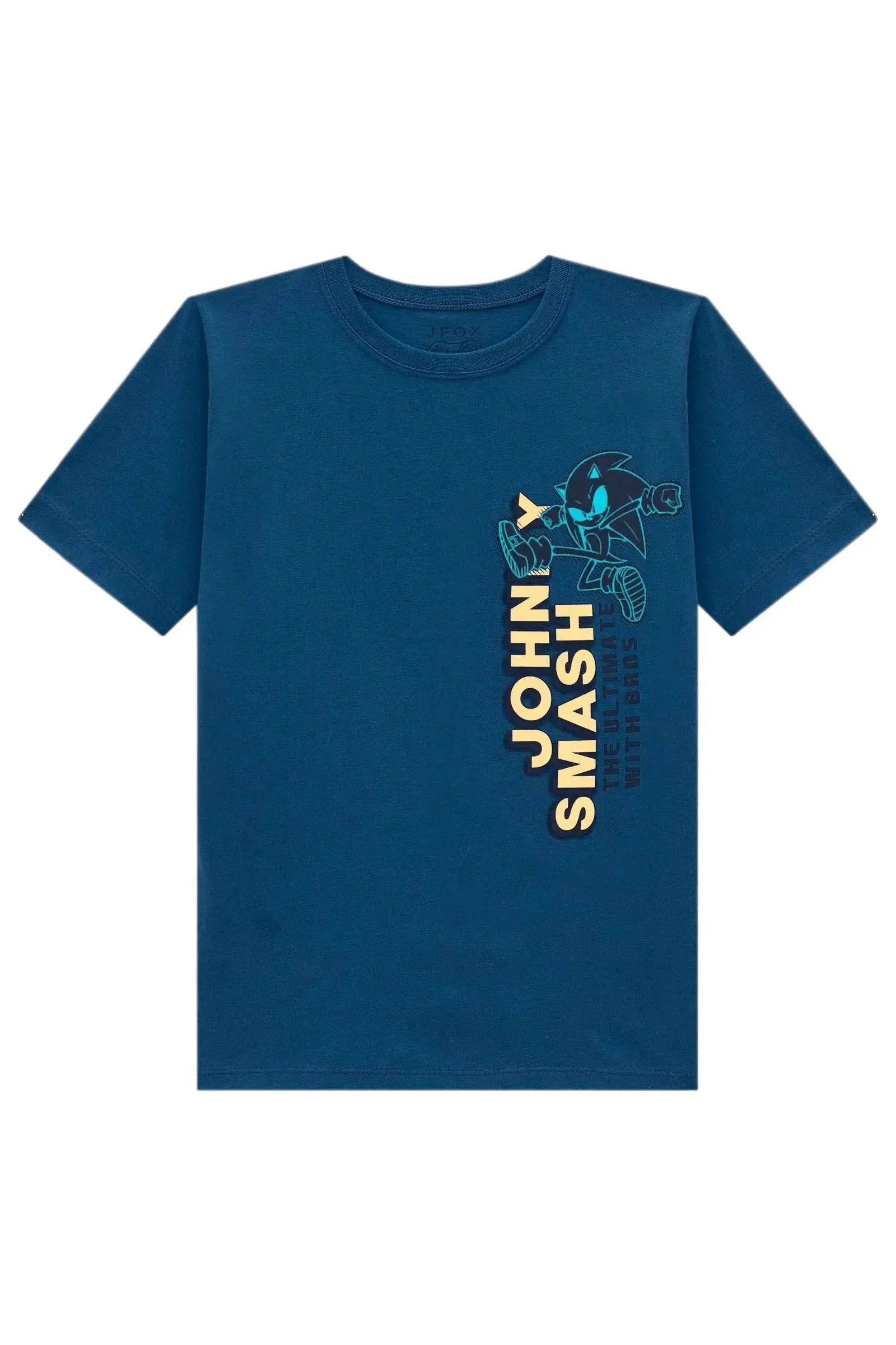 Camiseta em Meia Malha 94322 Johnny Fox Teen Menino