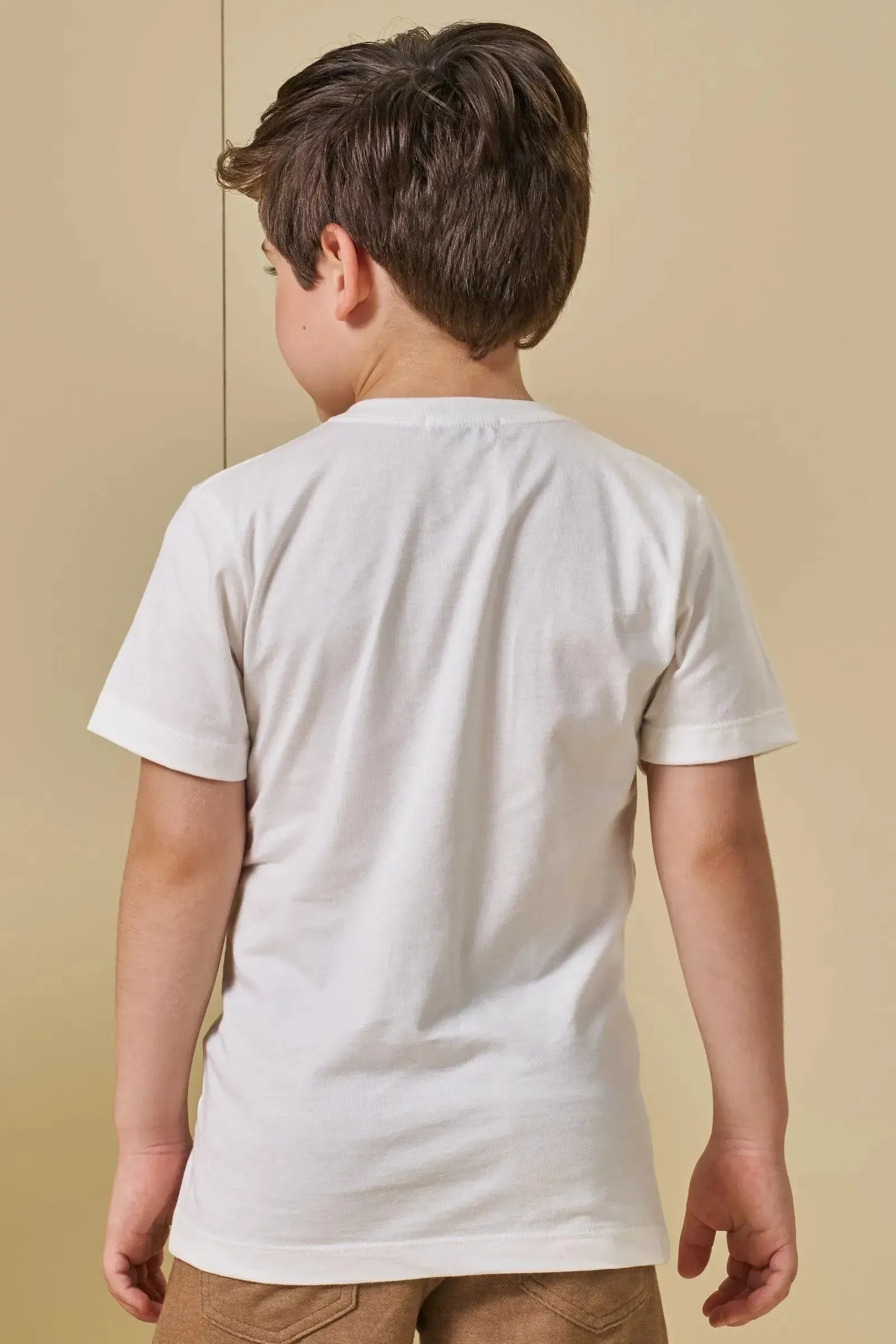 Camiseta em Meia Malha 94560 LucBoo Infantil Menino