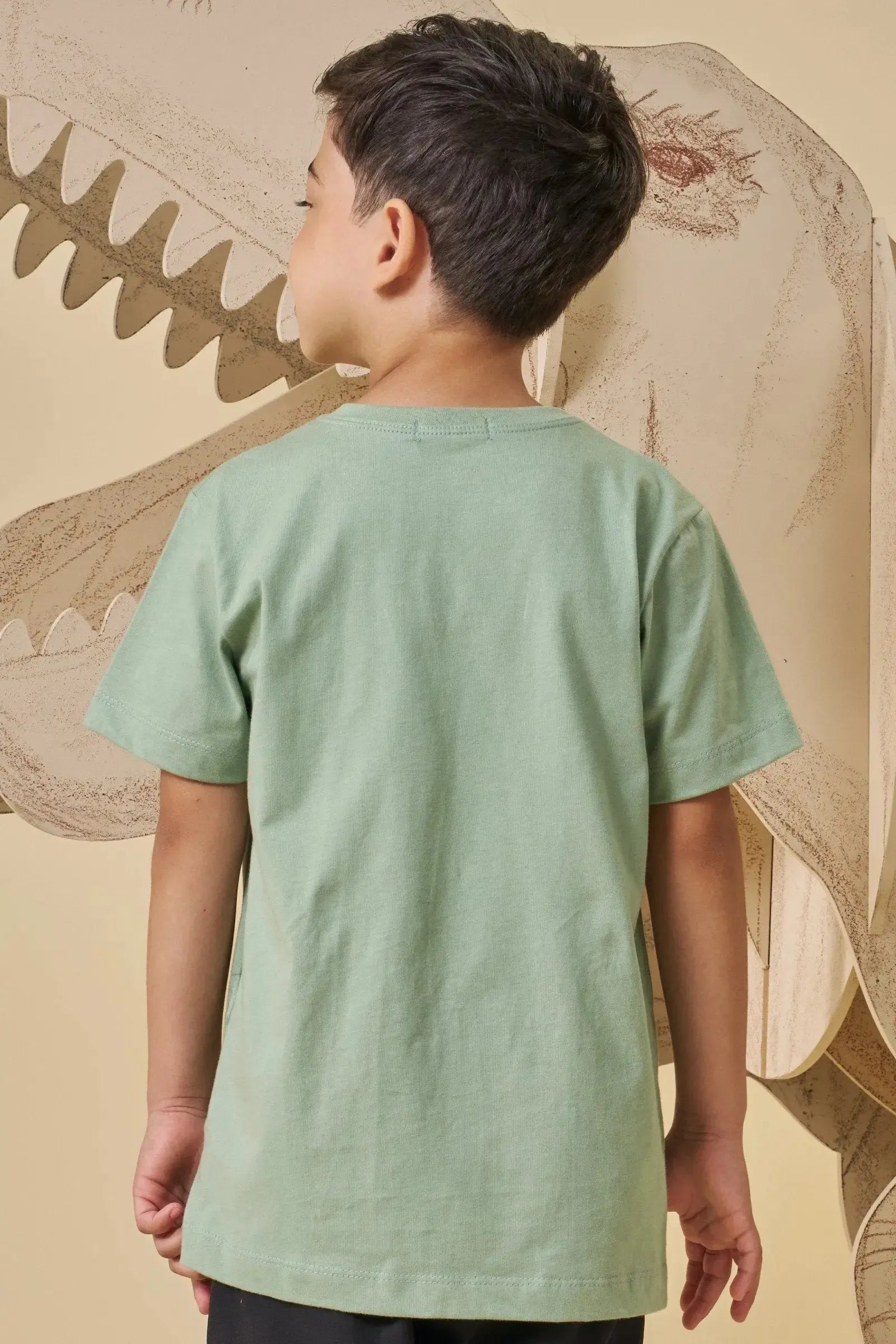 Camiseta em Meia Malha 94780 LucBoo Infantil Menino