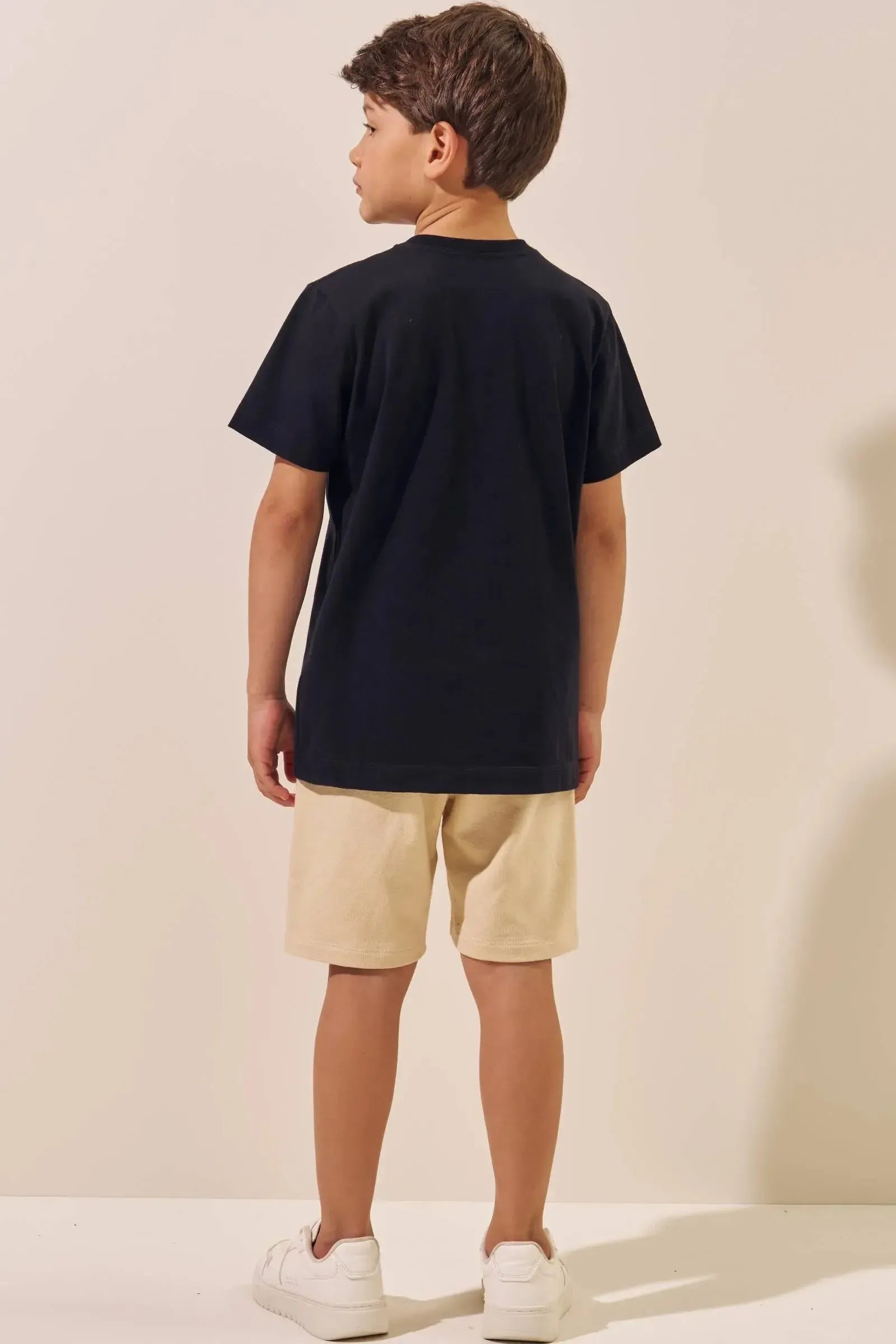 Camiseta em Meia Malha 96290 LucBoo Infantil Menino