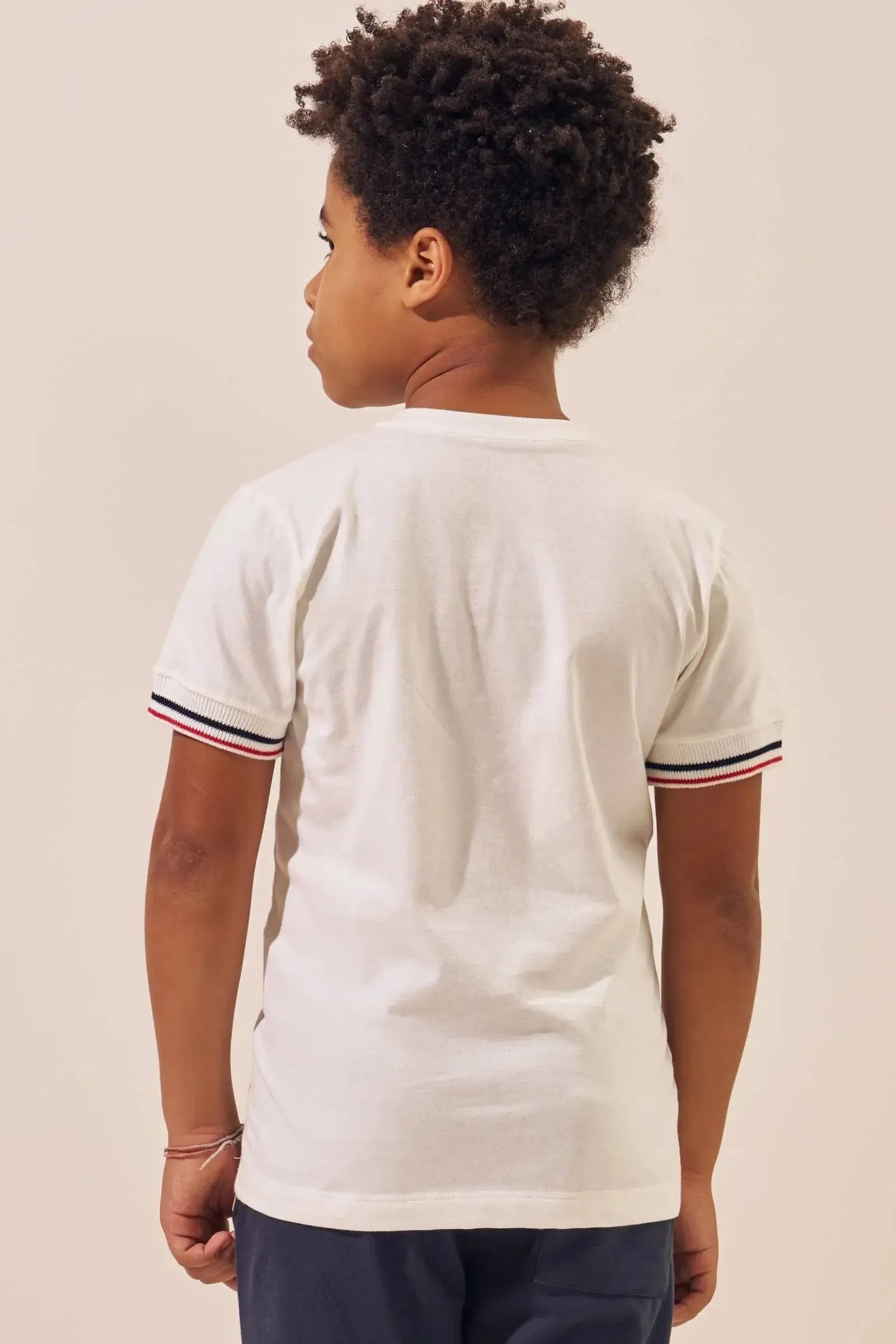 Camiseta em Meia Malha 96292 LucBoo Infantil Menino