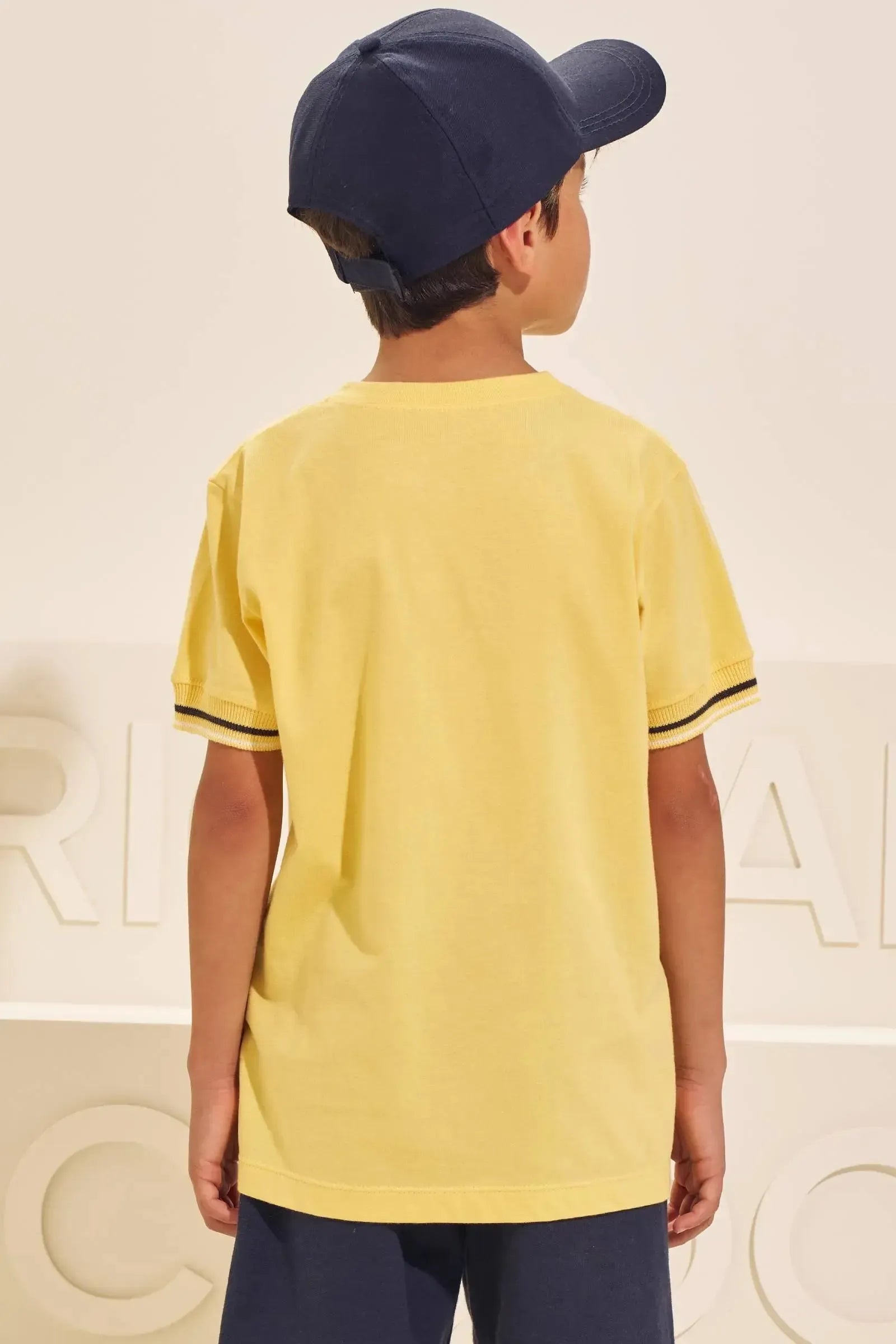 Camiseta em Meia Malha 96292 LucBoo Infantil Menino