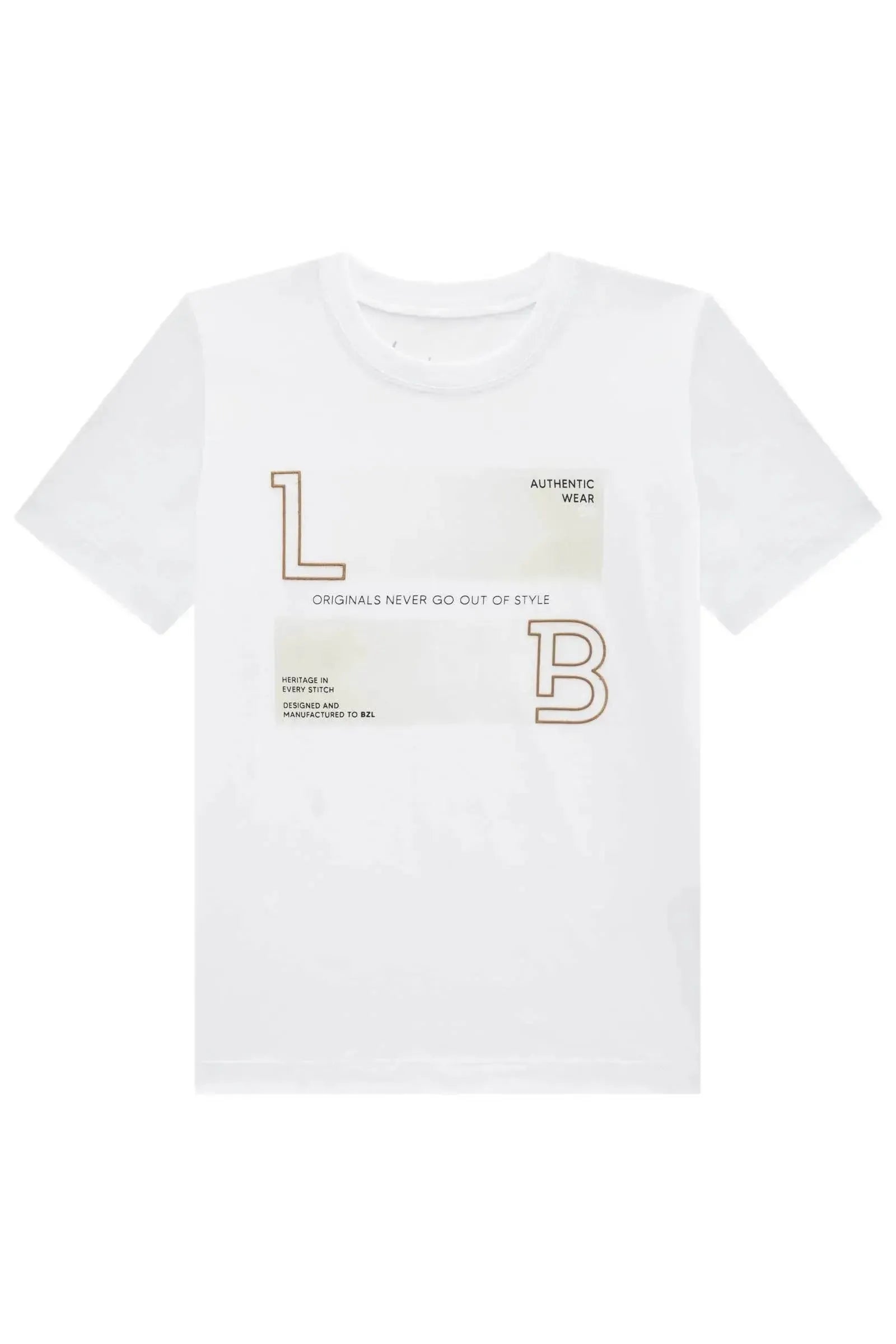 Camiseta em Meia Malha 96304 LucBoo Infantil Menino
