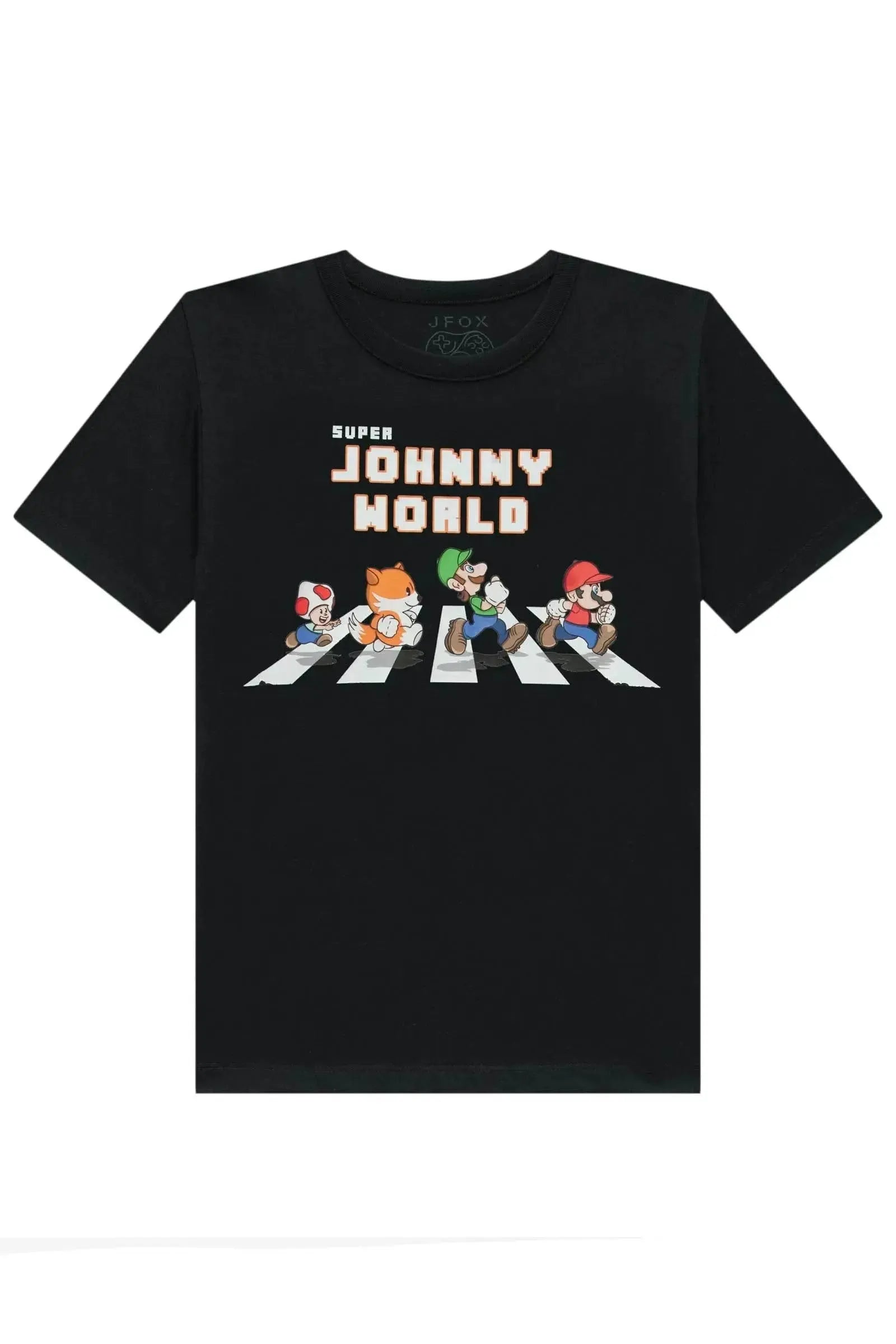 Camiseta em Meia Malha 83270 Johnny Fox Teen Menino