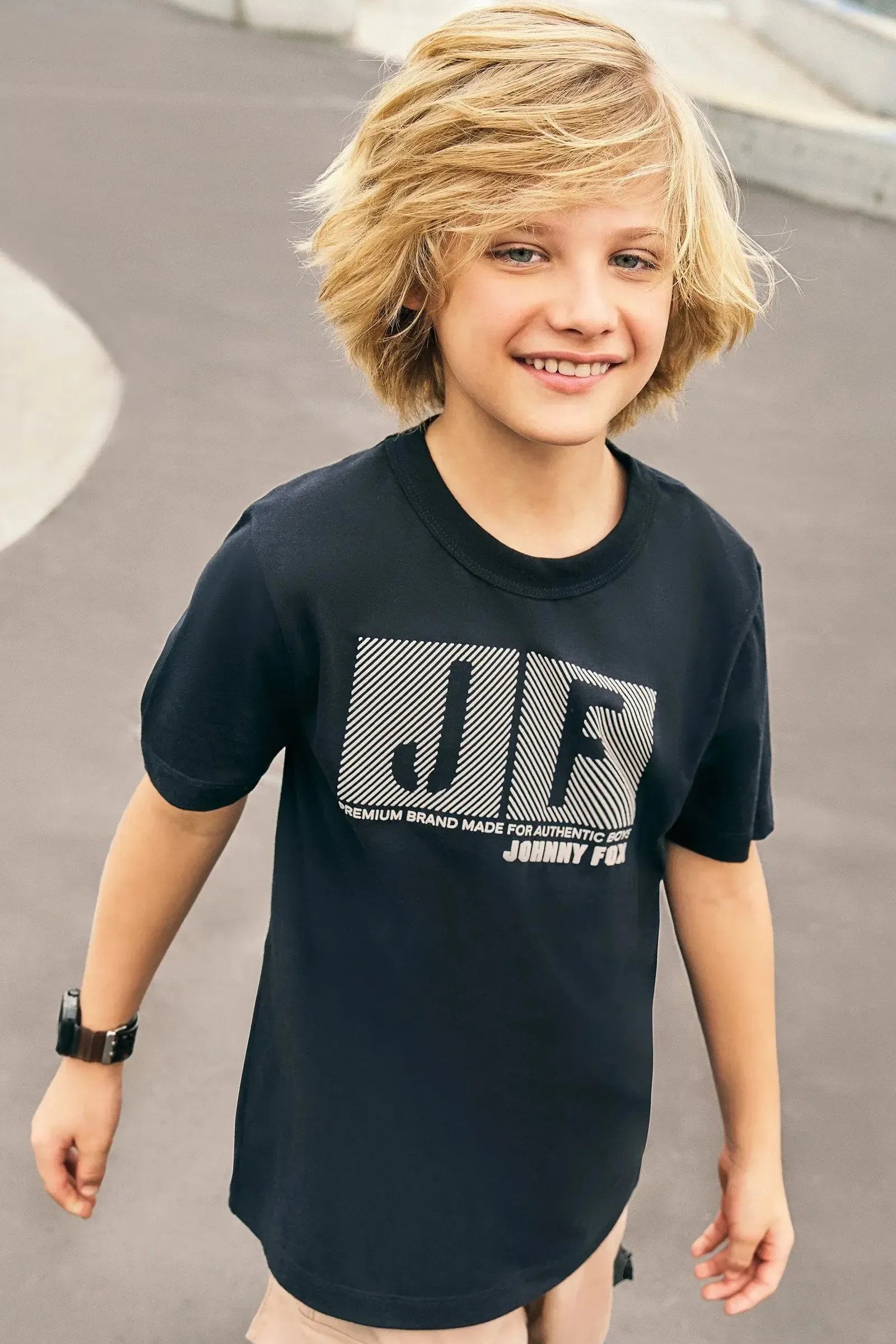 Camiseta em Meia Malha 83294 Johnny Fox Teen Menino