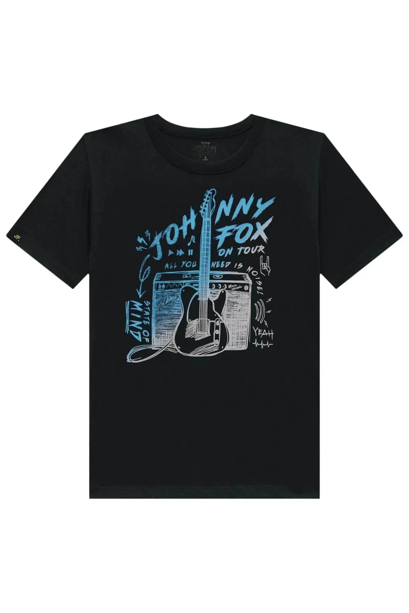Camiseta em Meia Malha 83296 Johnny Fox Teen Menino