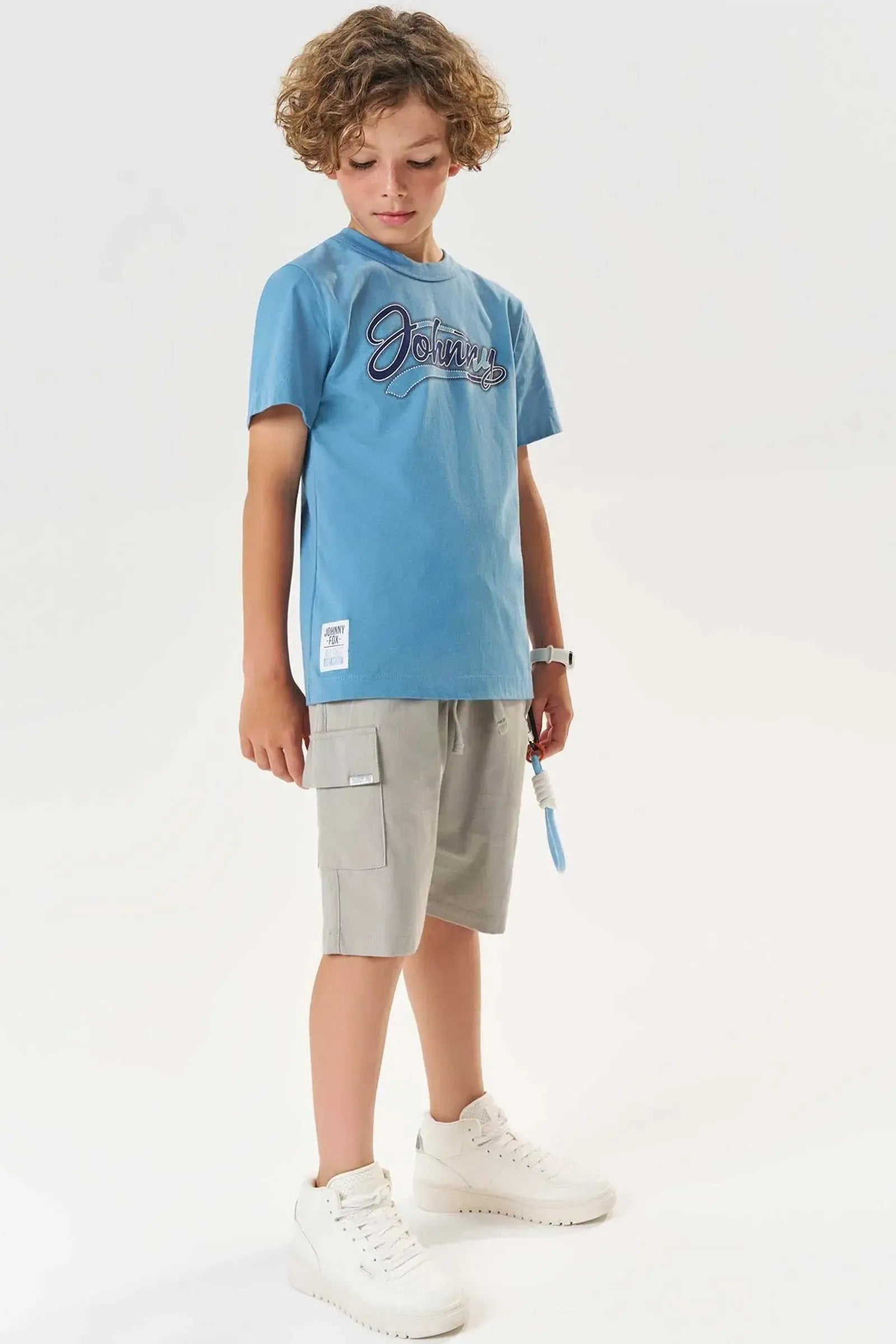 Camiseta em Meia Malha 83300 Johnny Fox Teen Menino