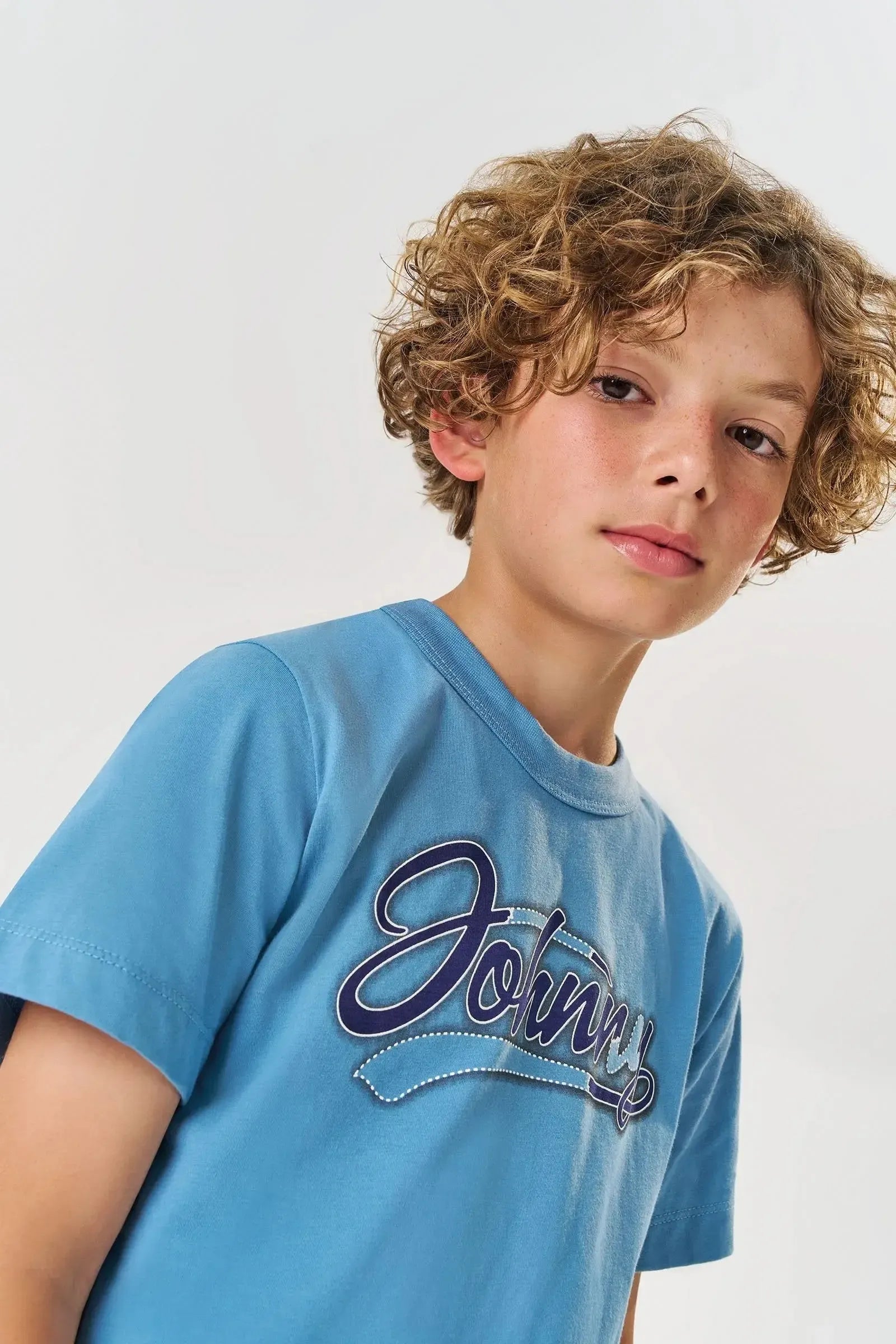 Camiseta em Meia Malha 83300 Johnny Fox Teen Menino