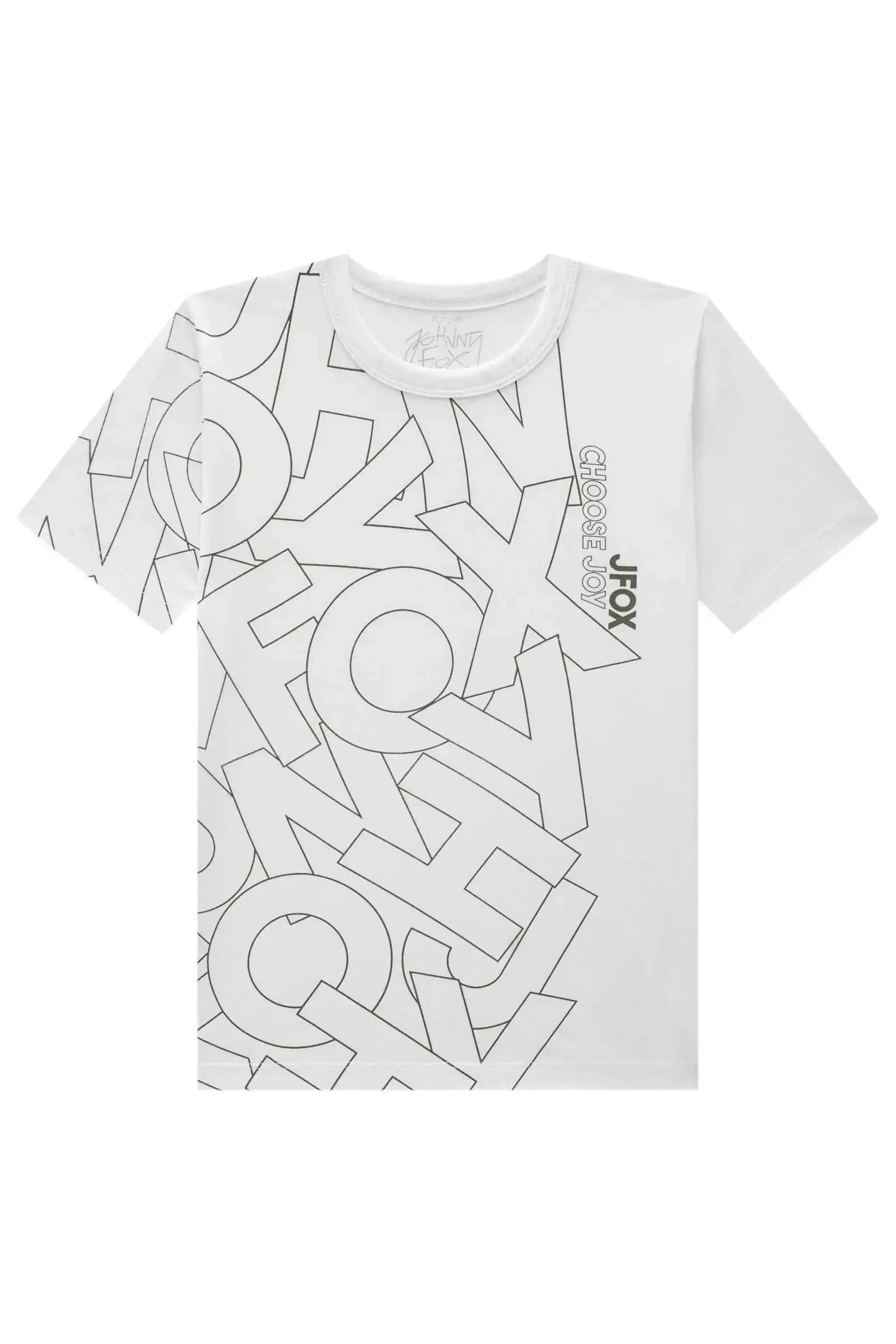 Camiseta em Meia Malha 83316 Johnny Fox Teen Menino
