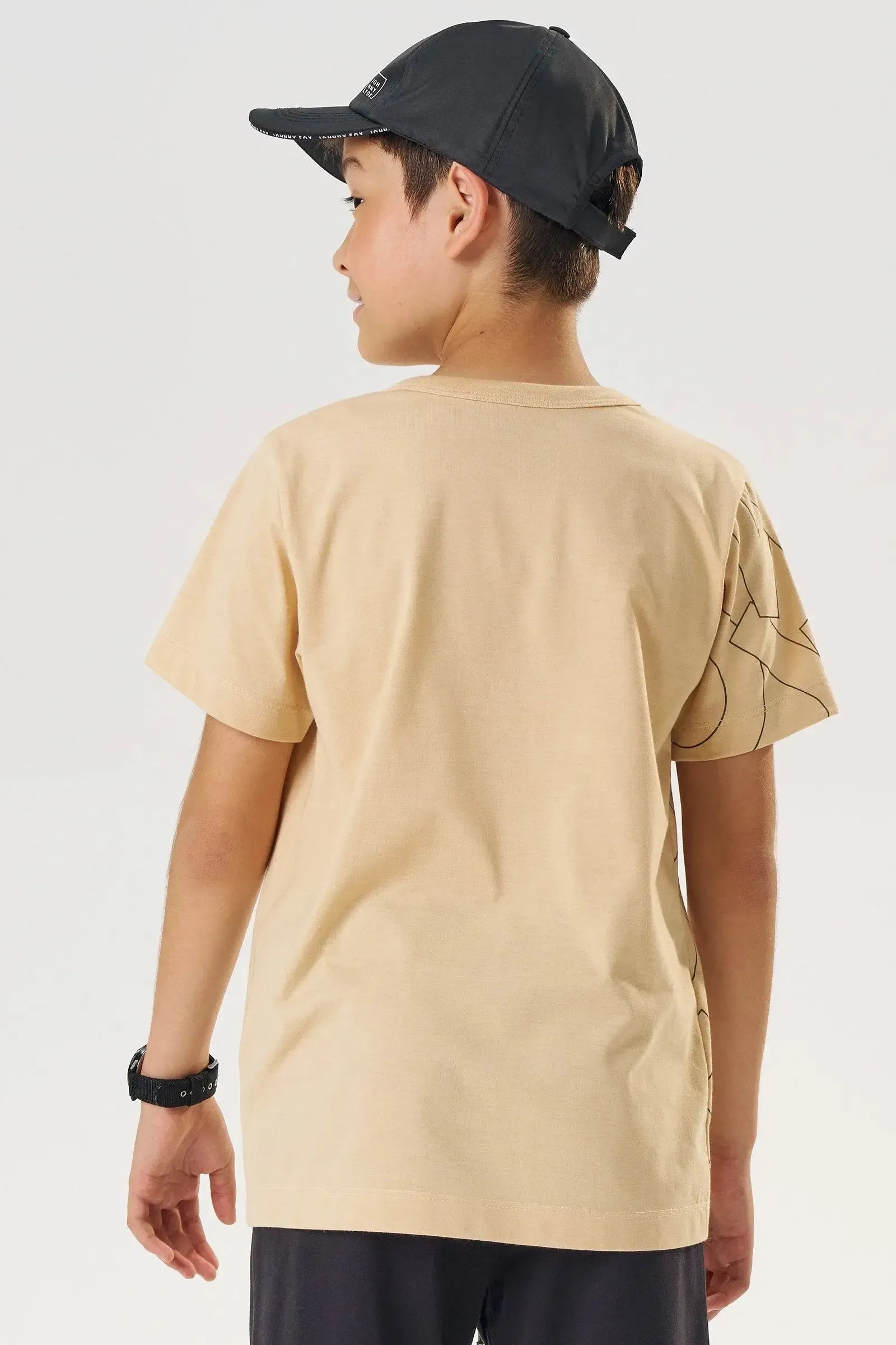 Camiseta em Meia Malha 83316 Johnny Fox Teen Menino