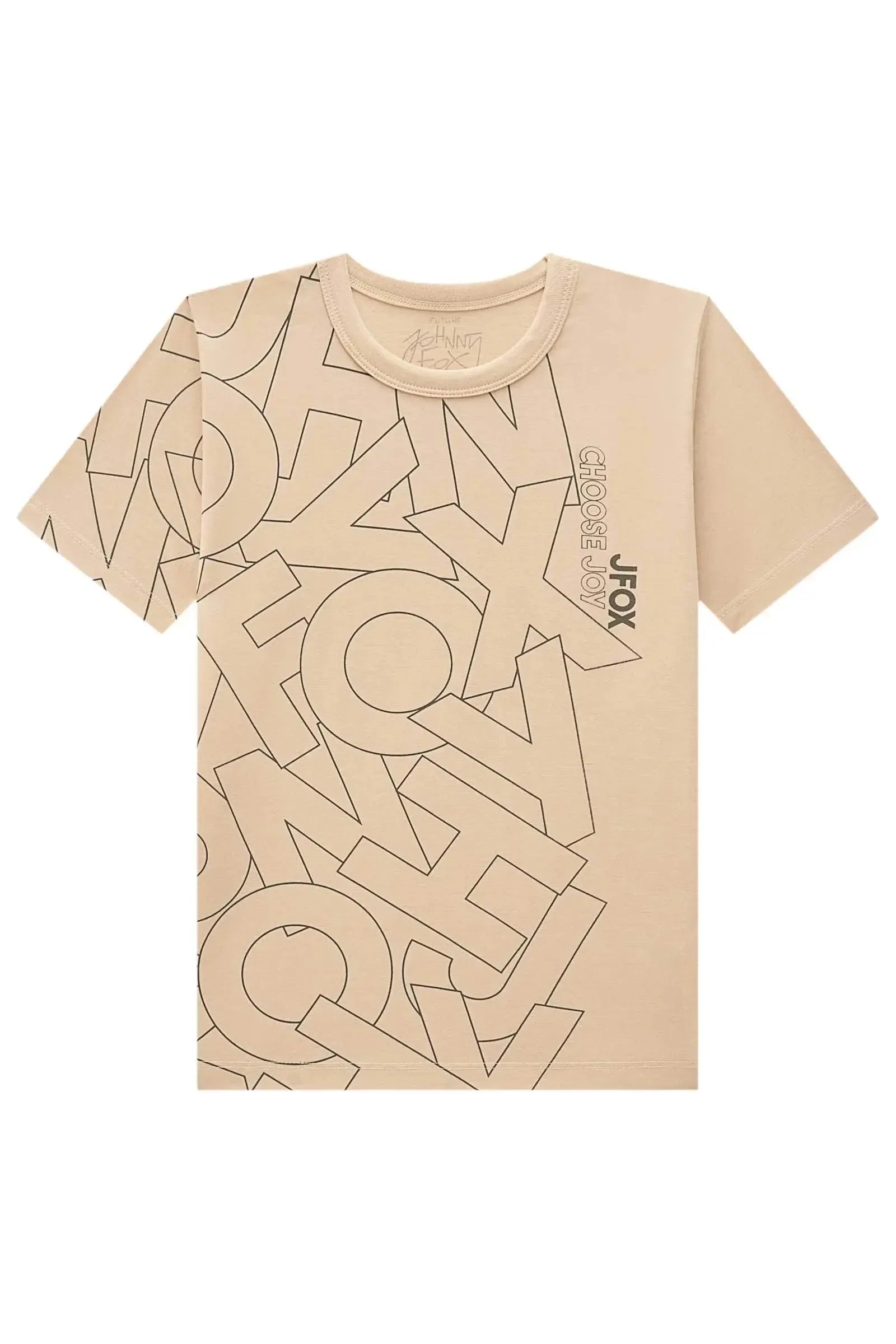 Camiseta em Meia Malha 83316 Johnny Fox Teen Menino