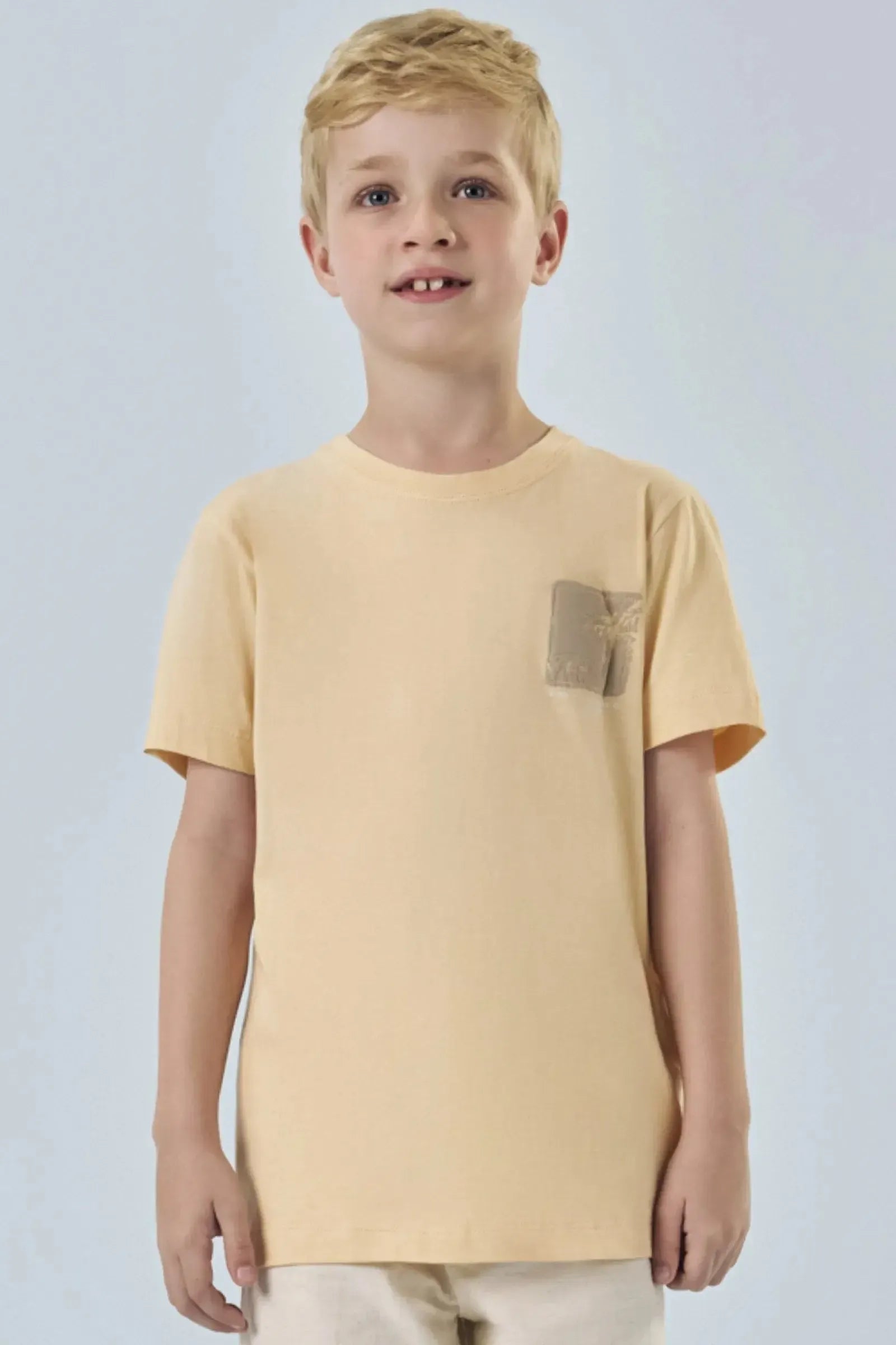 Camiseta em Meia Malha 83340 LucBoo Infantil Menino