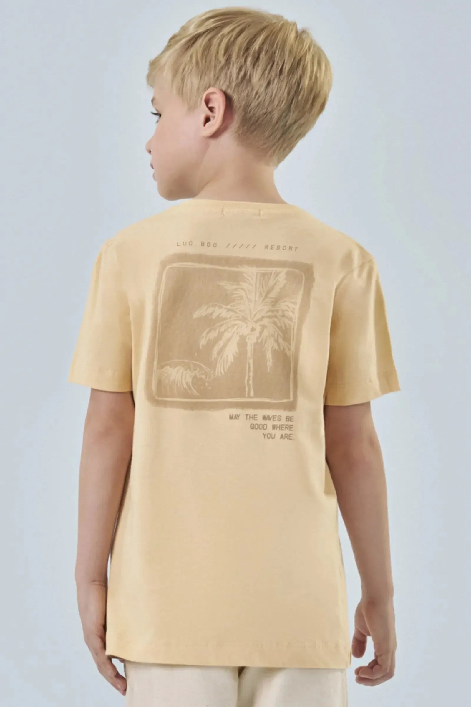 Camiseta em Meia Malha 83340 LucBoo Infantil Menino
