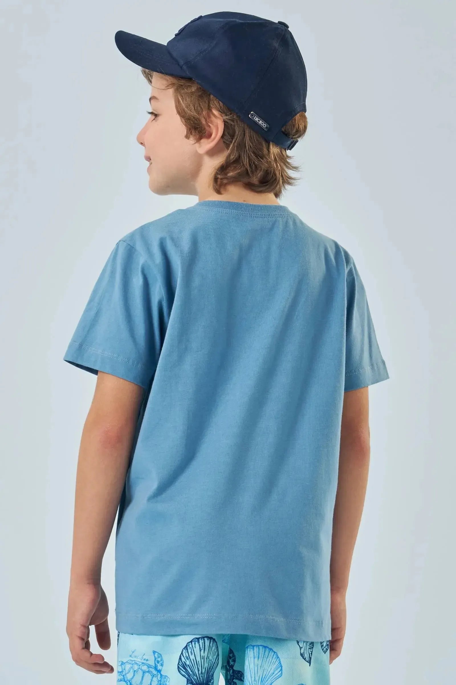 Camiseta em Meia Malha 83341 LucBoo Infantil Menino